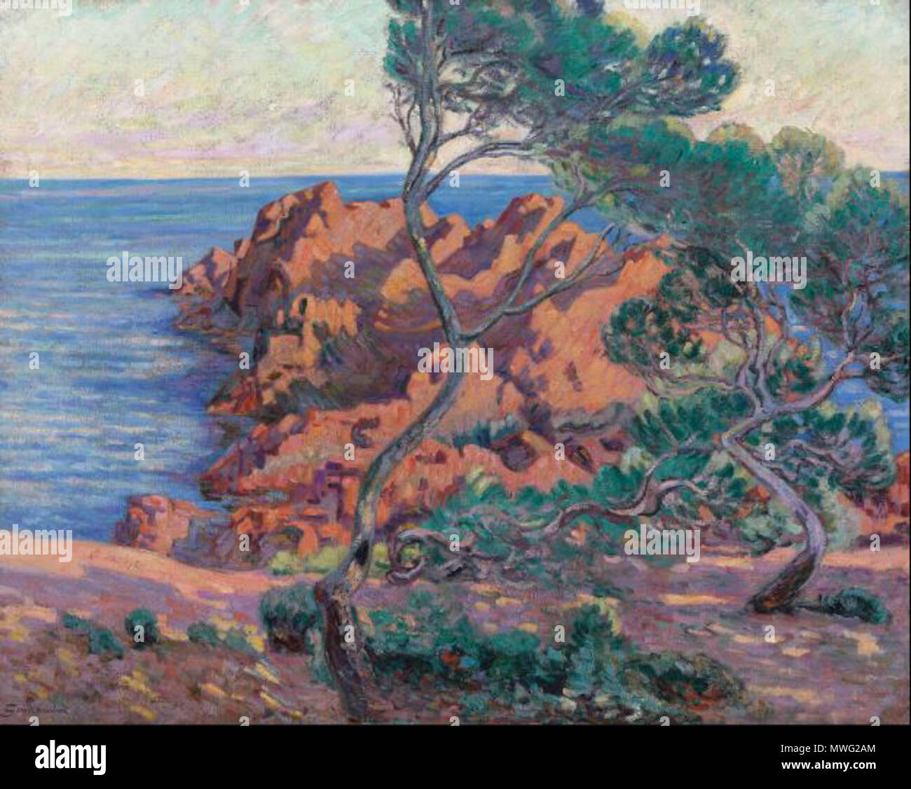 352 L'Île Besse à Agay Banque D'Images