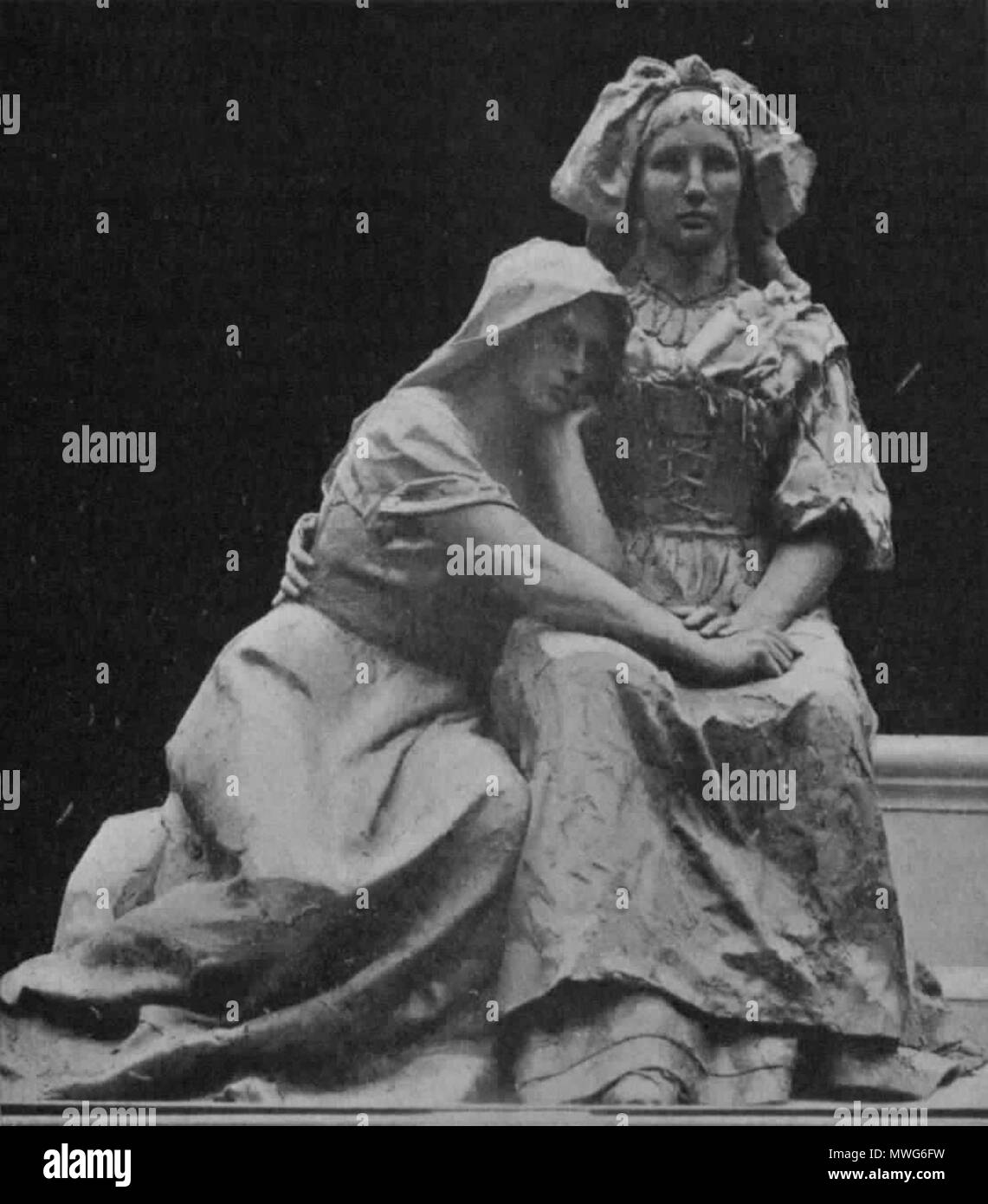 . English : maquette en cire du Souvenir au Salon des artistes français de 1899 . 1899. Paul Dubois (1829-1905) 364 Le Souvenir au Salon de 1899 Banque D'Images