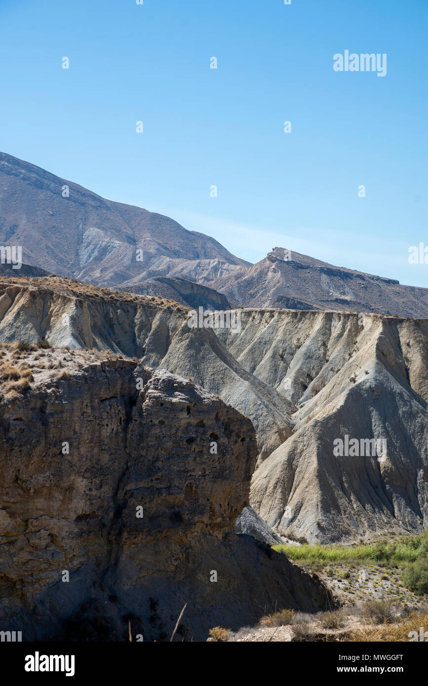 Désert de Tabernas, Almeria, Espagne Banque D'Images