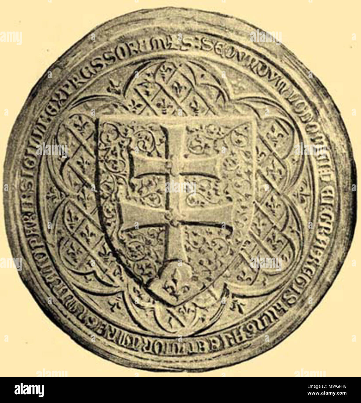 . Čeština : Ludvík I. Uherský . 1896. Szilágyi Sándor 380 Ludvik1 rub Banque D'Images