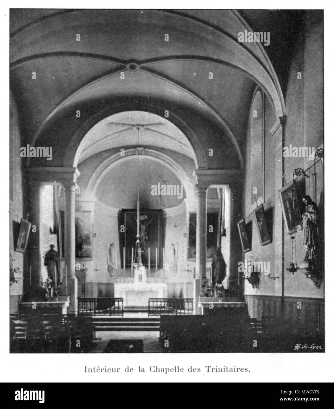 401 Martin - Histoire des églises et chapelles de Lyon, 1908, tome I 0177 Banque D'Images