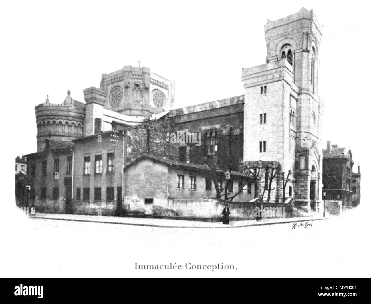 401 Martin - Histoire des églises et chapelles de Lyon, 1908, tome I 0315 Banque D'Images