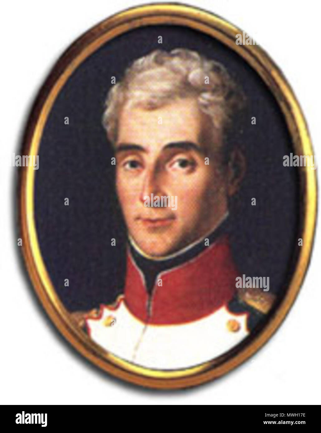 . André Masséna (6 mai 1758 - 4 Avril, 1817), Duc de Rivoli, Prince d'Essling . Anglais : était un soldat français dans les armées de Napoléon et d'un maréchal de France. Massena 405 l Banque D'Images