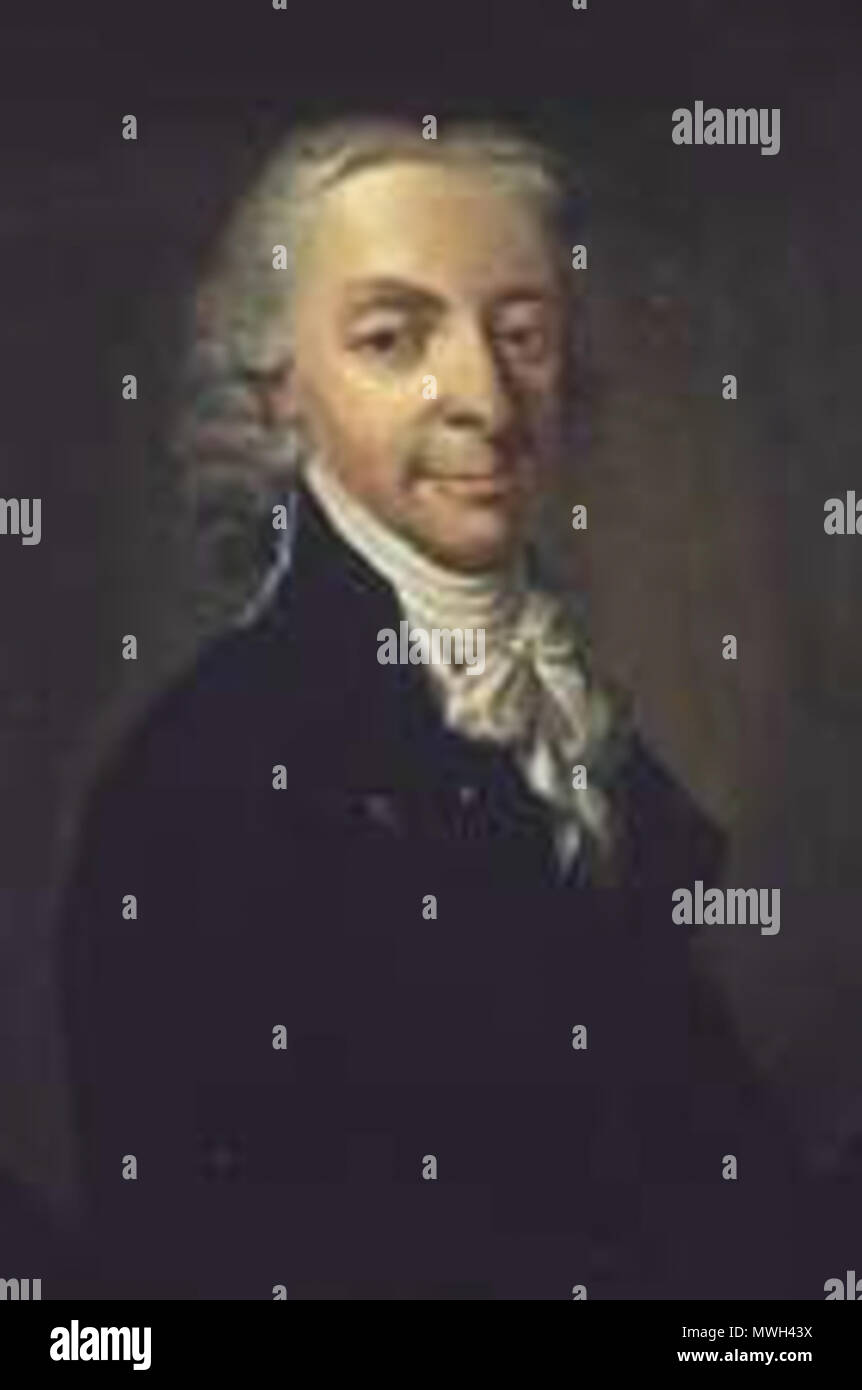 . Marcus (1762-1832 Gjøe Rosenkrantz) . Christian August Lorentzen (1746-1828) 395 Marcus gjoe rosenkrantz Banque D'Images