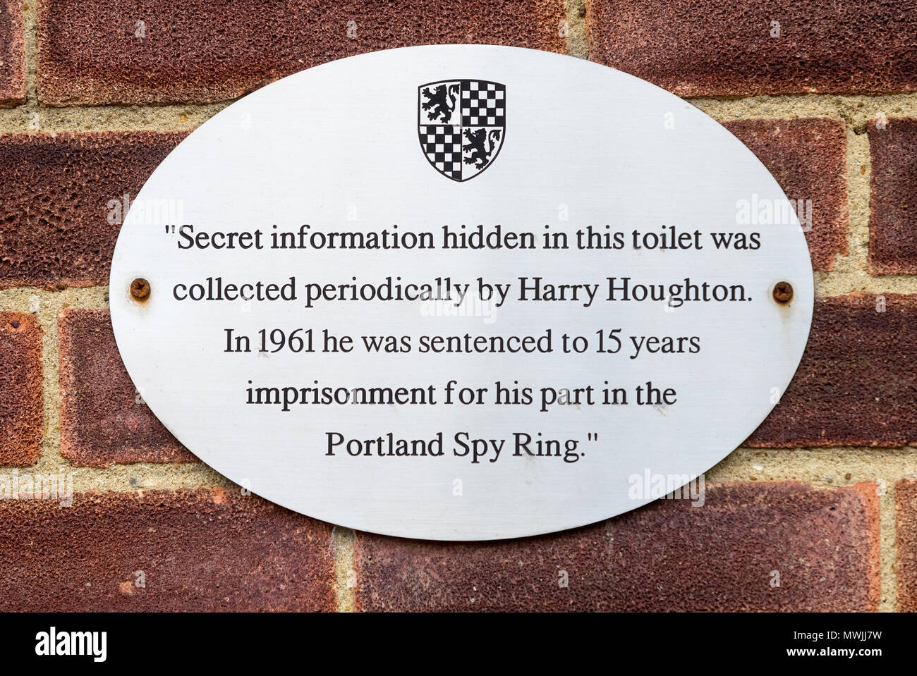 Toilettes publiques à Alresford Hampshire où l'information secrète a été recueillir par Harry Houghton en 1961 dans le cadre de l'Espionnage de Portland Banque D'Images