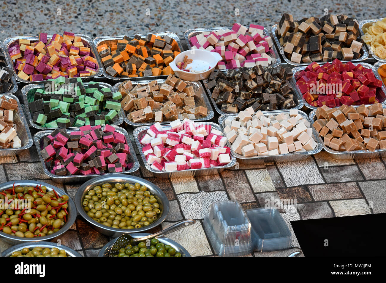 Food grec traditionnel Banque D'Images