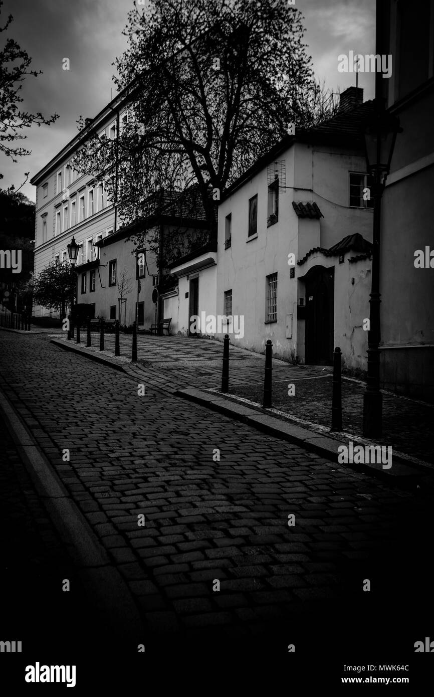 Escaliers de Petrin, Prague Banque D'Images