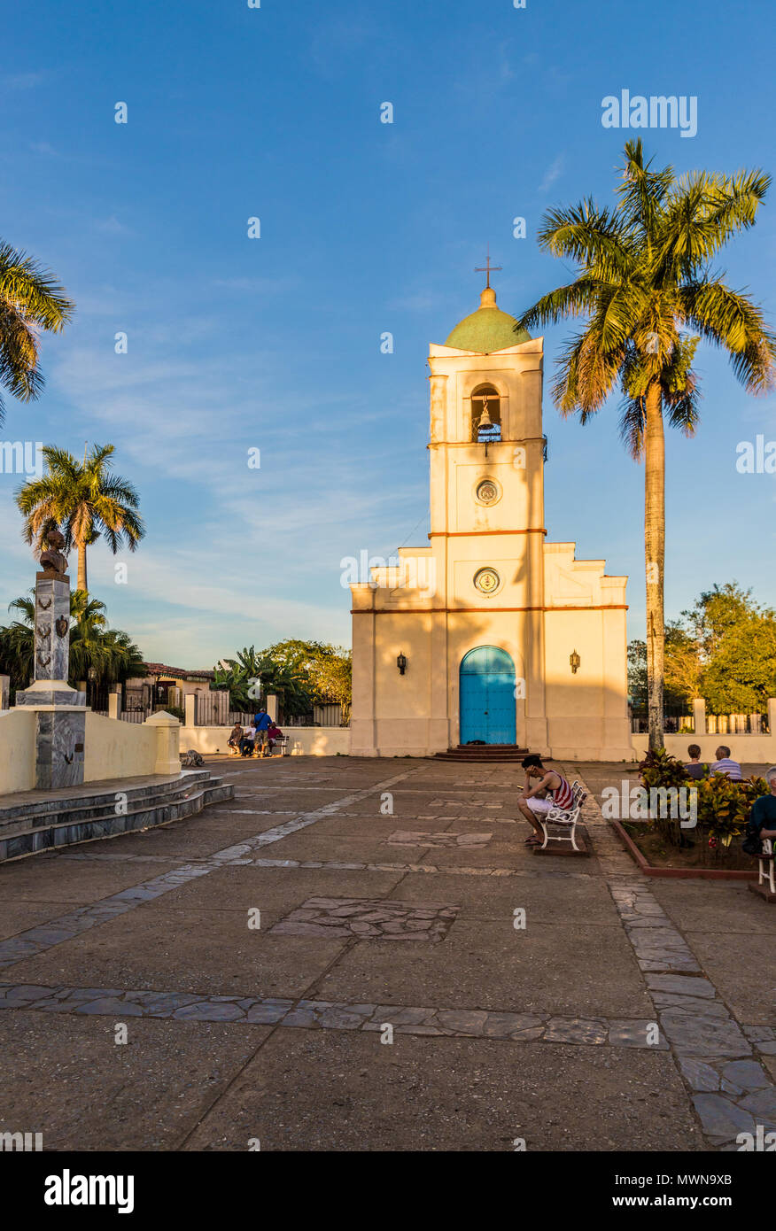 Une vue de l'église de Corazon, dans la région de Vinales, Cuba. Banque D'Images
