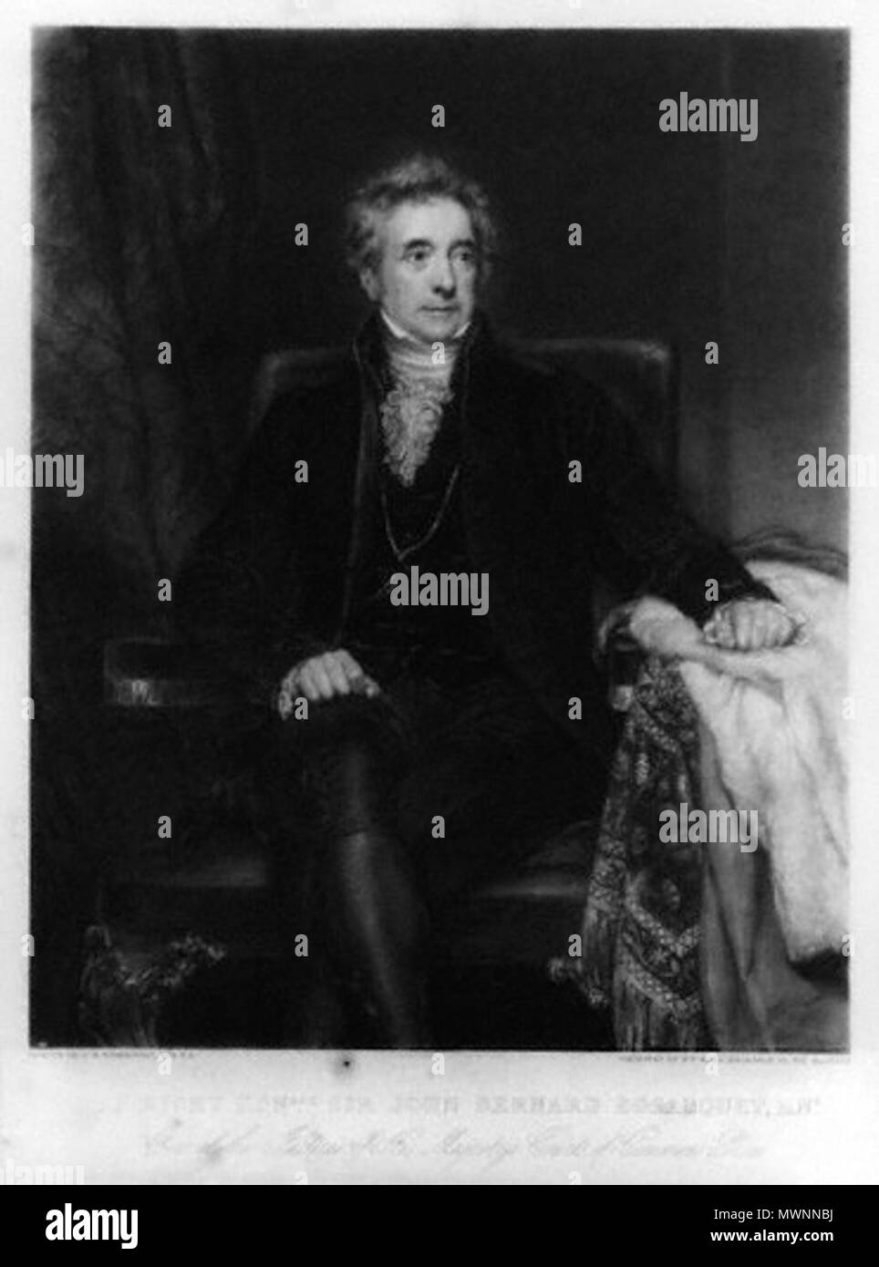 . Anglais : Sir John Bosanquet (1773-1847) . avant 1877. William Ward, après Henry William Pickersgill 561 Sir John Bosanquet Banque D'Images