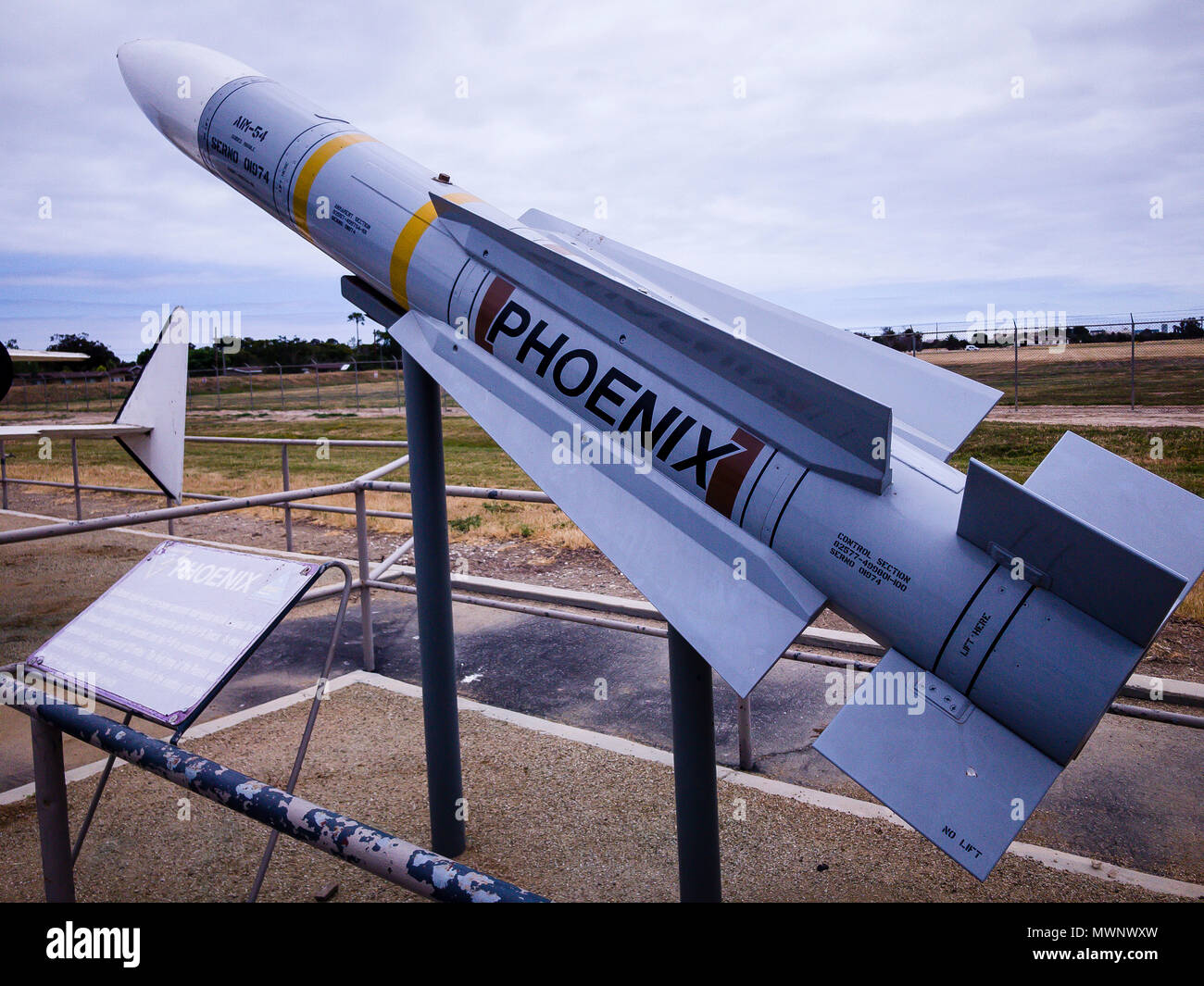 Stock Photo - Phoenix Missile , Point Mugu Parc de missiles, Port Hueneme, California, United States © Hugh Peterswald/Alamy Banque D'Images