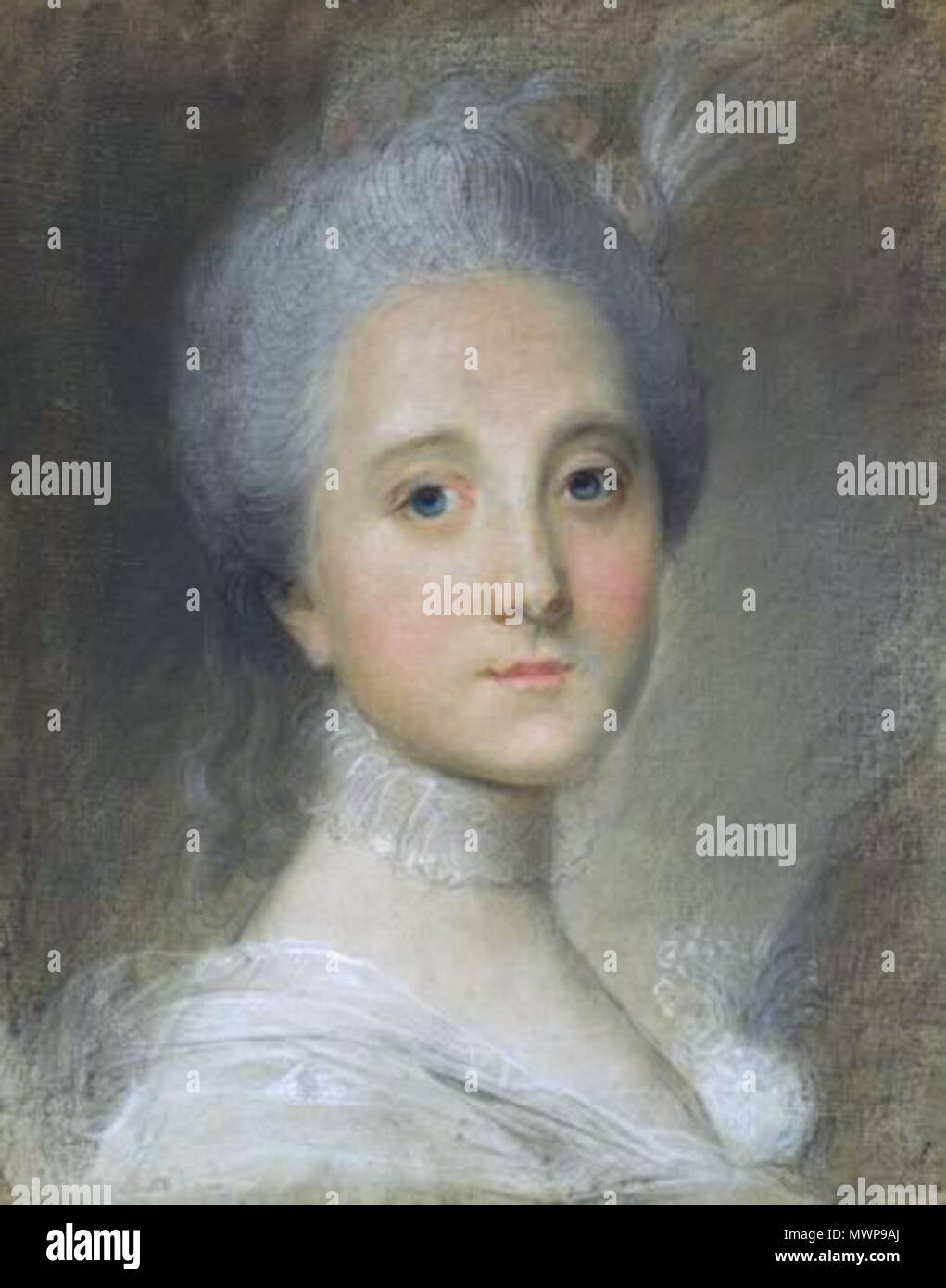 . Polski : Portret Izabelli Lubomirskiej z Czartoryskich . vers 1765. Inconnu 498 Izabelli Lubomirskiej z Czartoryskich Portret Banque D'Images