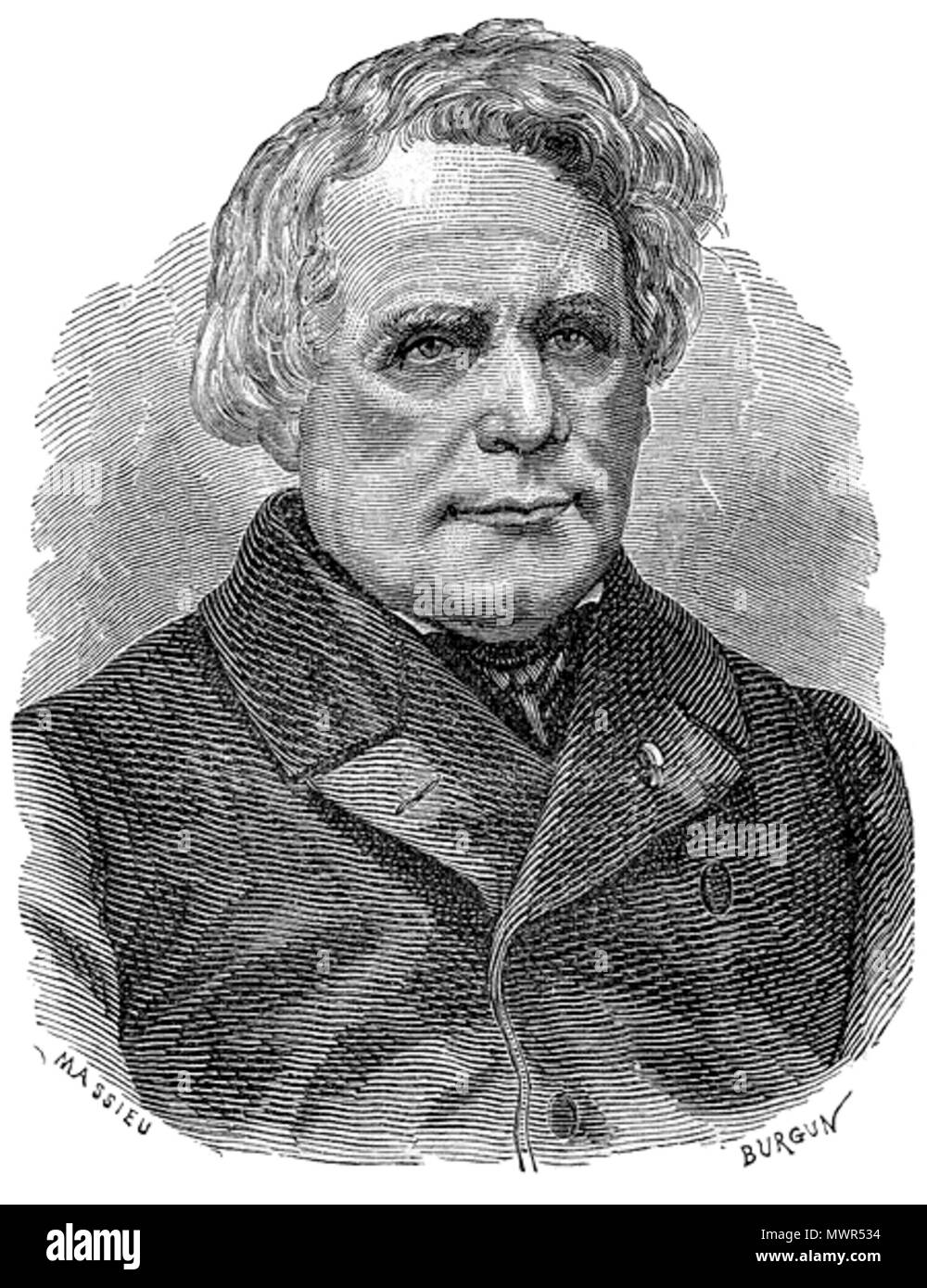 . English : Portrait de Ruhmkorff Henry-Daniel. 22 septembre 2015. Librairie Générale Scientifique et Industrielle Desforges Ruhmkorff, H. 532 Banque D'Images