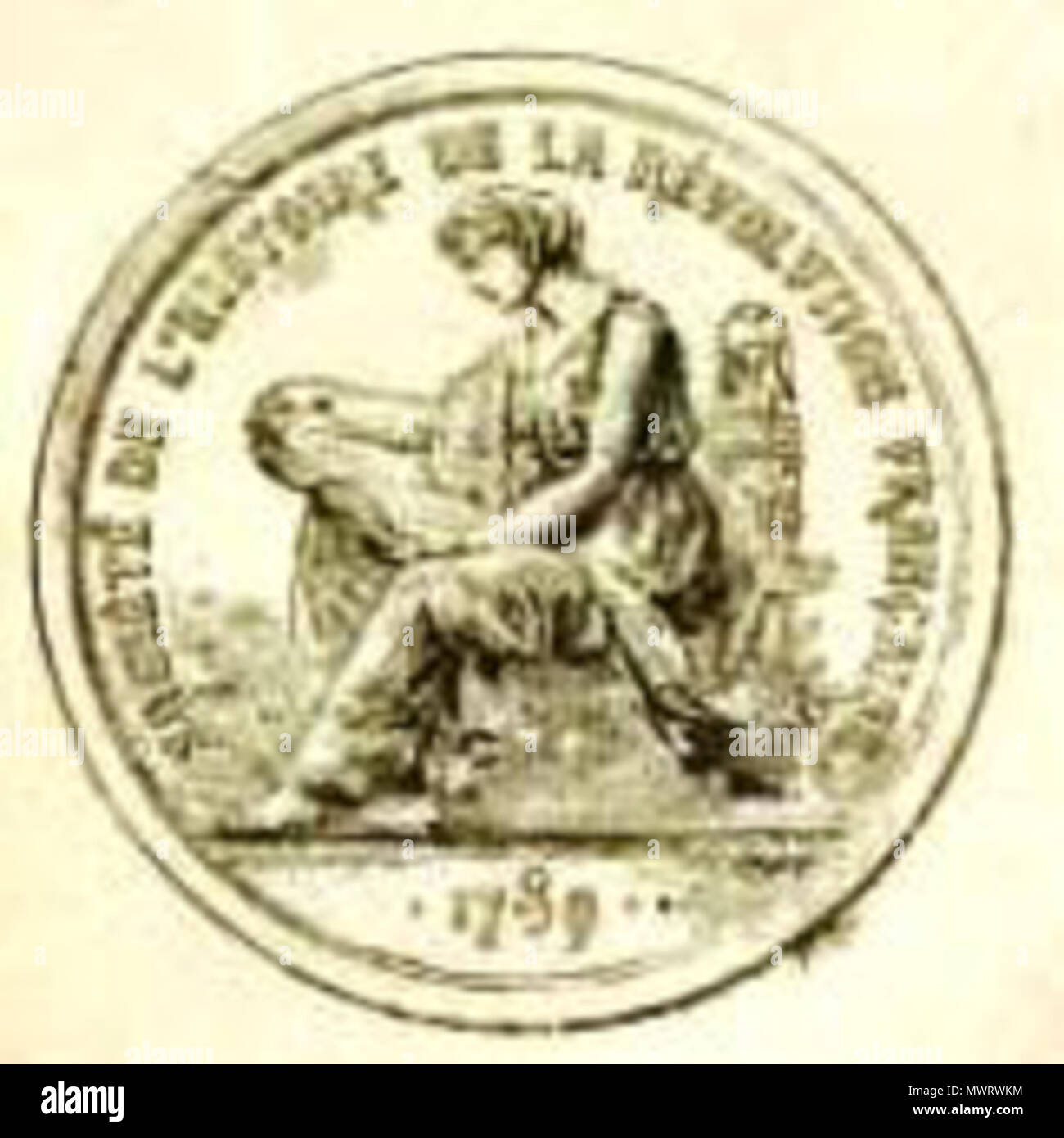 566 Société de l'histoire de la Révolution française (1789) Banque D'Images