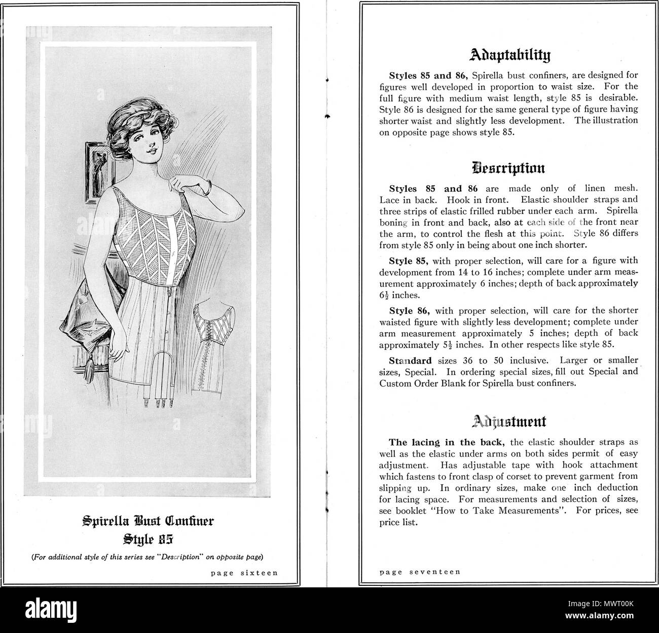 570 SpirellaAccessories page191316 17 Banque D'Images