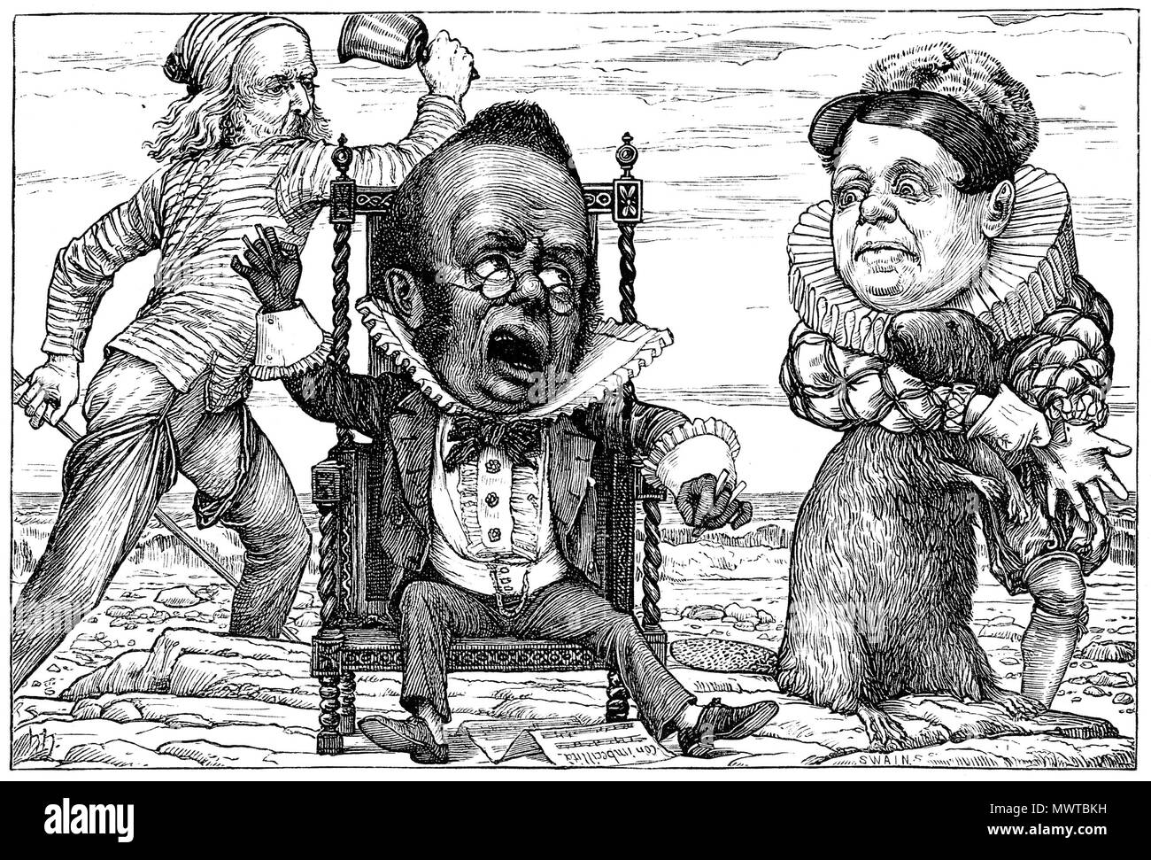 . Anglais : Illustration pour le chapitre "Le sort du banquier' 'de Lewis Carroll, la Chasse au Snark". 1876. Henry Holiday (1839-1927) Noms alternatifs Henry George Alexander Henry James ; Maison de vacances Maison de vacances peintre et illustrateur Britannique Description Date de naissance/Décès 17 Juin 1839 15 avril 1927 Lieu de naissance/décès Londres Londres Londres lieu de travail (1854 - 1890) ; Hampton (1890 - 1910) le contrôle d'autorité : Q1763678 : 100389201 VIAF ISNI : 0000 0001 1000 8135 ULAN : 500004360 RCAC : n80112949 NLA : 35201938 593 WorldCat le banquier s sort Banque D'Images