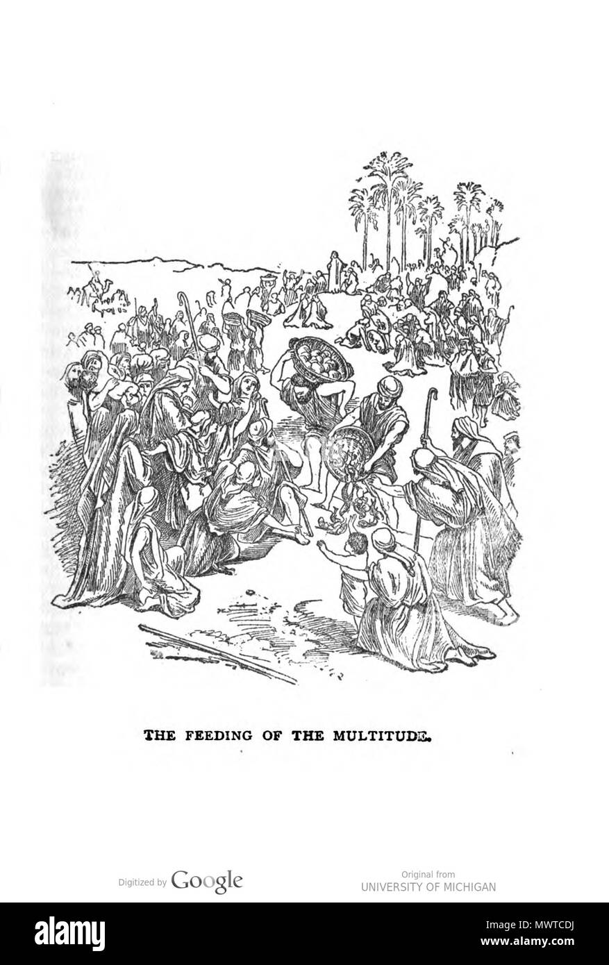 . Anglais : l'alimentation de la multitude.1910 . 1910. Inconnu 595 l'alimentation de la multitude Banque D'Images