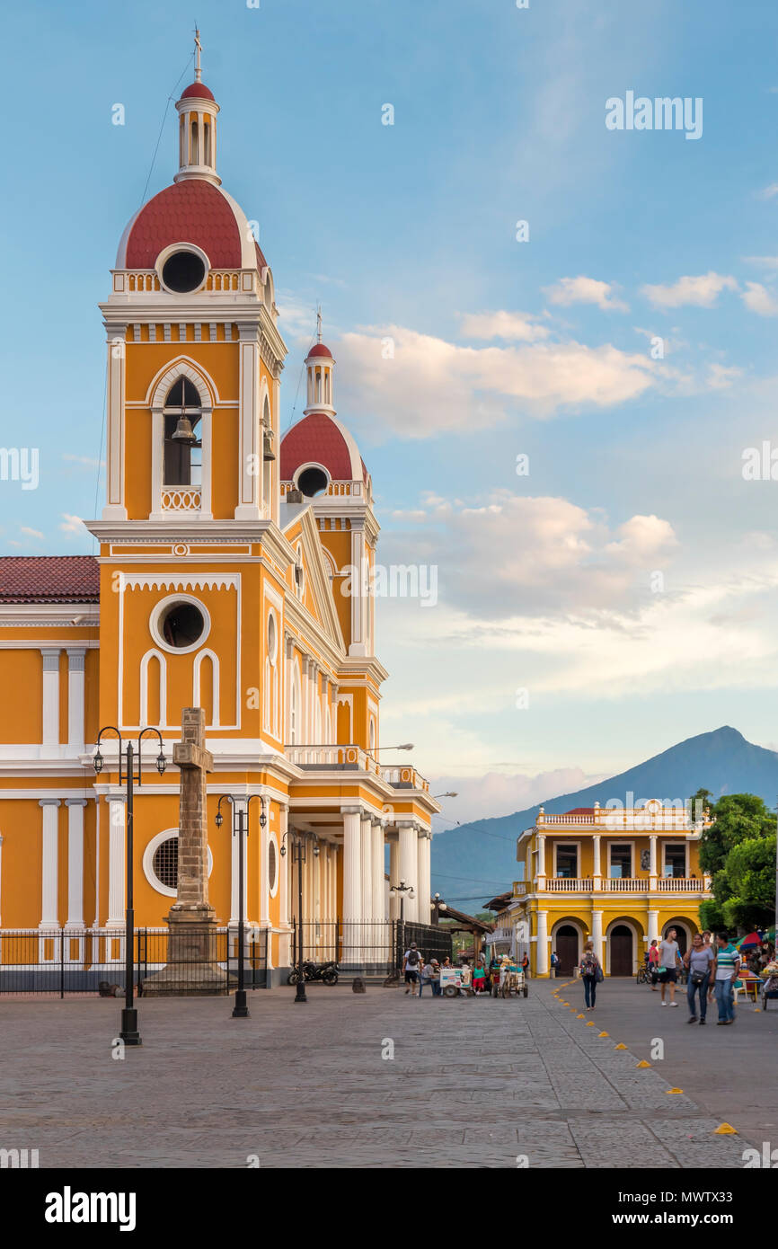 La Cathédrale de Grenade, au Nicaragua, en Amérique centrale Banque D'Images