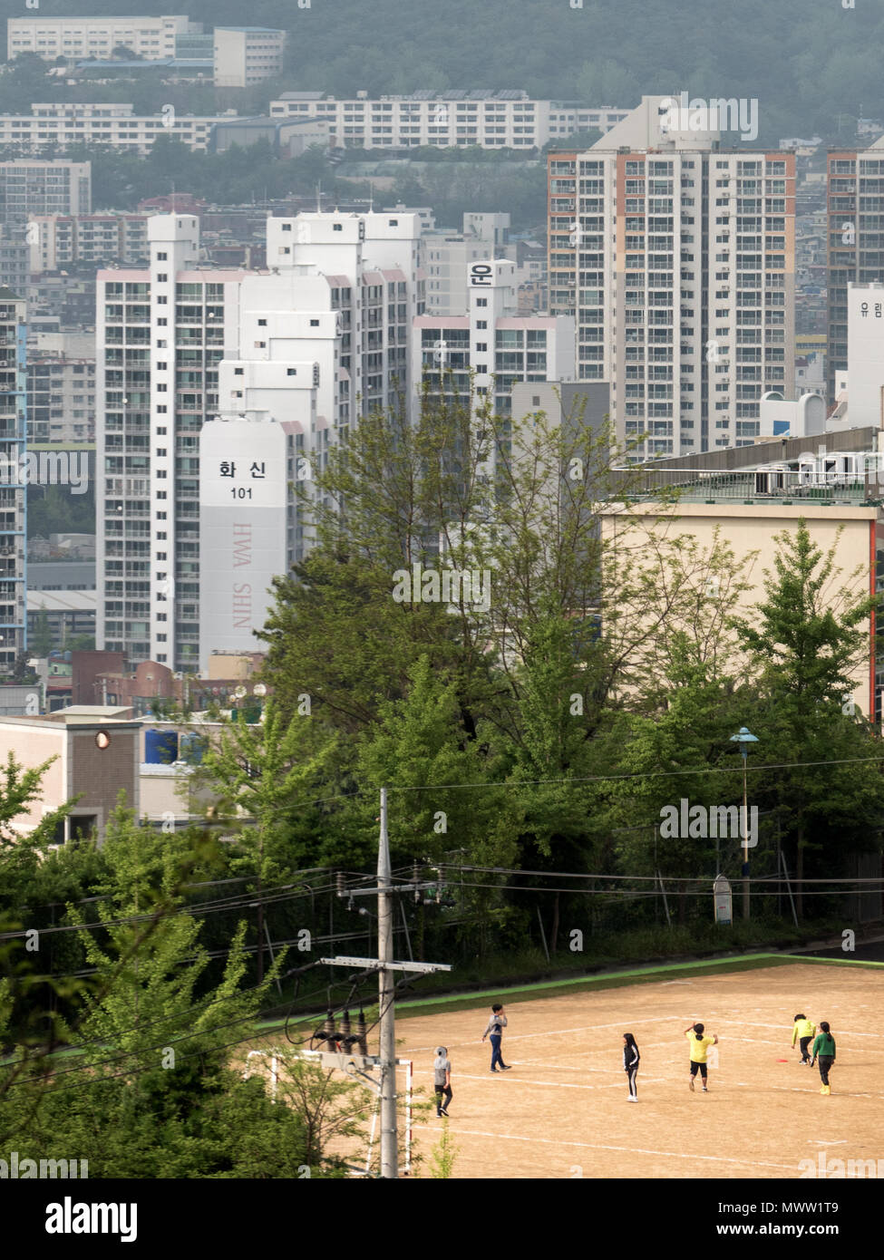 La ville de Busan, en Corée du Sud Banque D'Images