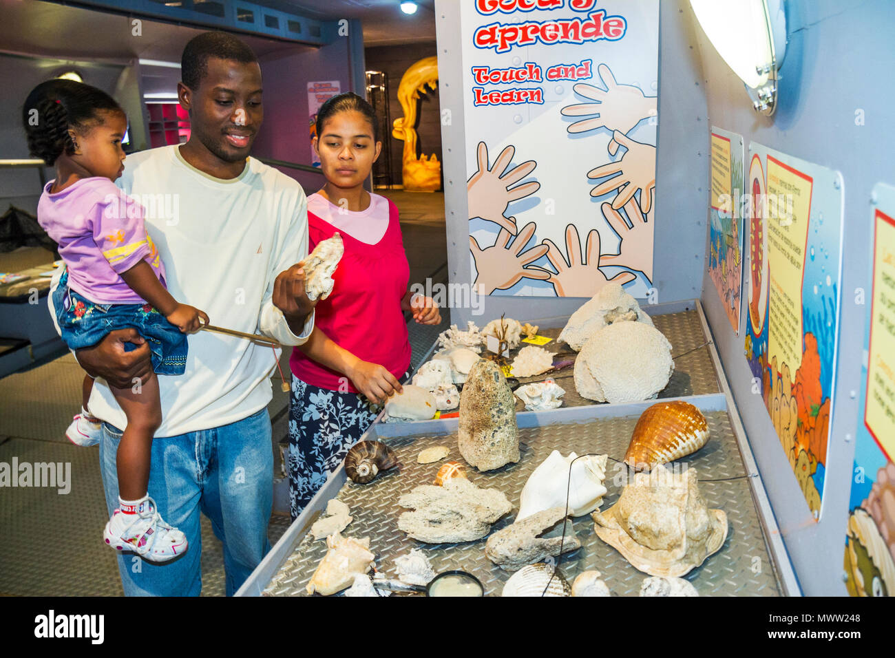 Panama,Amérique latine,Amérique centrale,Panama City,Amador Causeway,Bahia de Panama,Canal de Panama,Isla Naos,Tropical Research Institute,exposition collect Banque D'Images