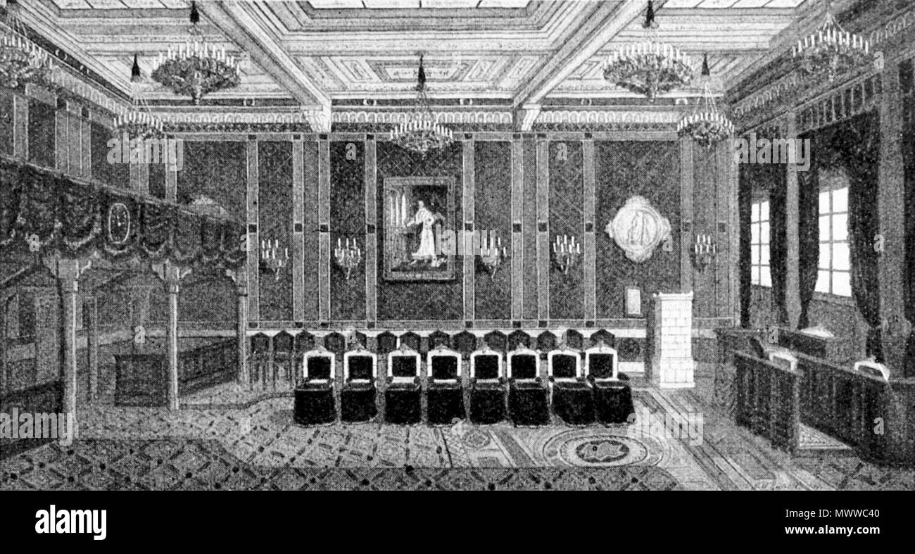 . Deutsch : Sitzungssaal der Kammer der Reichsräte im alten Ständehaus zu München . 11 janvier 2012, 15:14 (UTC). Sitzungssaal Kammer der Munich Reichsraete Rickerl.jpg : Oskar travail dérivé : hic et nunc (talk) 563 Sitzungssaal Kammer der Reichsraete Munich-2 Banque D'Images . Deutsch : Sitzungssaal der Kammer der Reichsräte im alten Ständehaus zu München . 11 janvier 2012, 15:14 (UTC). Sitzungssaal Kammer der Munich Reichsraete Rickerl.jpg : Oskar travail dérivé : hic et nunc (talk) 563 Sitzungssaal Kammer der Reichsraete Munich-2 Banque D'Images
