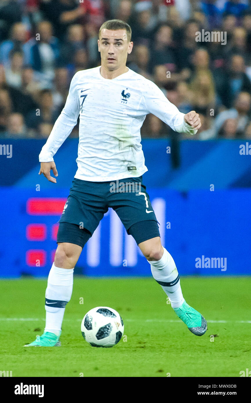 Nice France 1er Juin 2018 Football Football Match Amical La France Contre L Italie L Allianz