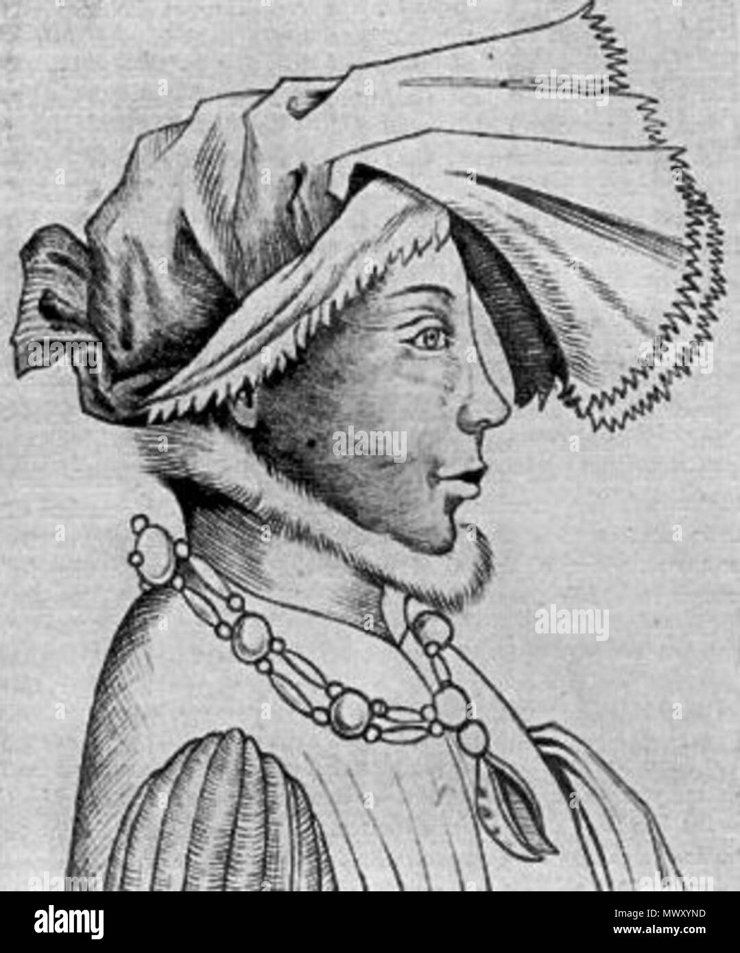 . Anglais : Venceslas I de Luxembourg Čeština : Václav Lucemburský . 14e siècle. Vaclavlucembursky 625 Anonyme Banque D'Images