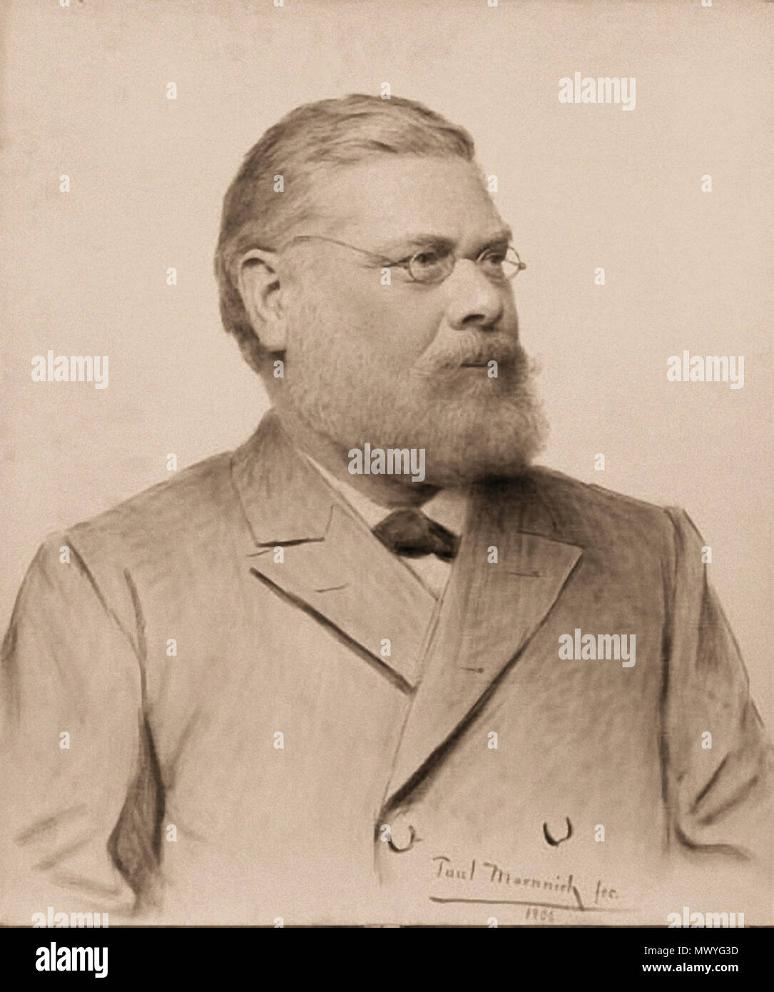 . Anglais : Portrait de w:DE:Franz Bernhöft, dessin de Paul Moennich, Université de Rostock Archive . 1906. Paul Moennich (1855-1943) Noms alternatifs Paul Ludwig Friedrich Moennich Description peintre allemand, professeur d'université, physicien et photographe Date de naissance/décès 10 Septembre 1855 27 septembre 1943 Lieu de naissance/mort Drüsewitz Rostock Rostock lieu de travail contrôle d'autorité : Q20753176 VIAF : 146183445 142310131 82 BernhoeftF terre : Banque D'Images