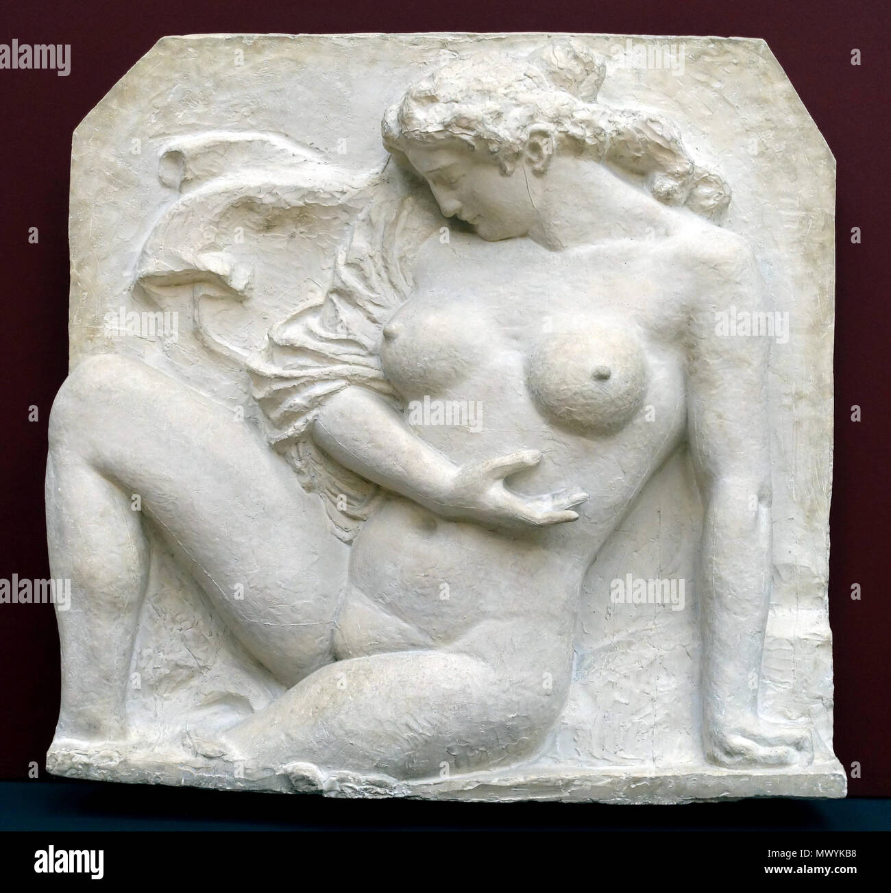 . Q19659318 . Français : 1902 - Relief en plâtre - Musée d'Orsay . 21 mars 2015, 10:15:53. Alexis Kauffmann 56 Aristide Maillol - Baigneuse Banque D'Images
