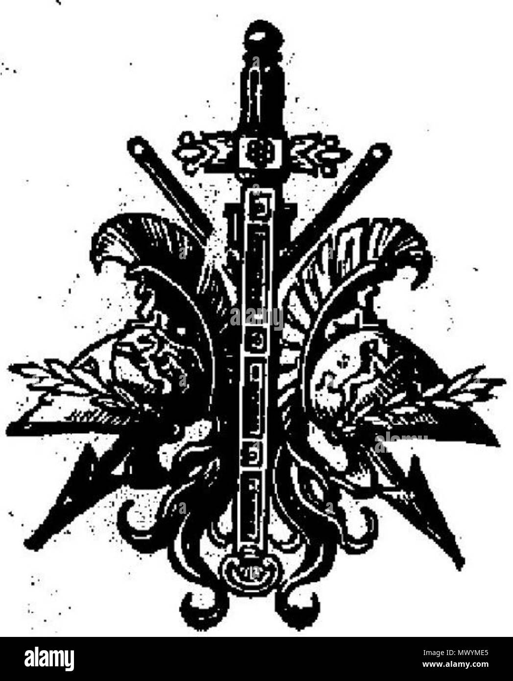 441 Nerval - Napoléon et la France guerrière armes Banque D'Images