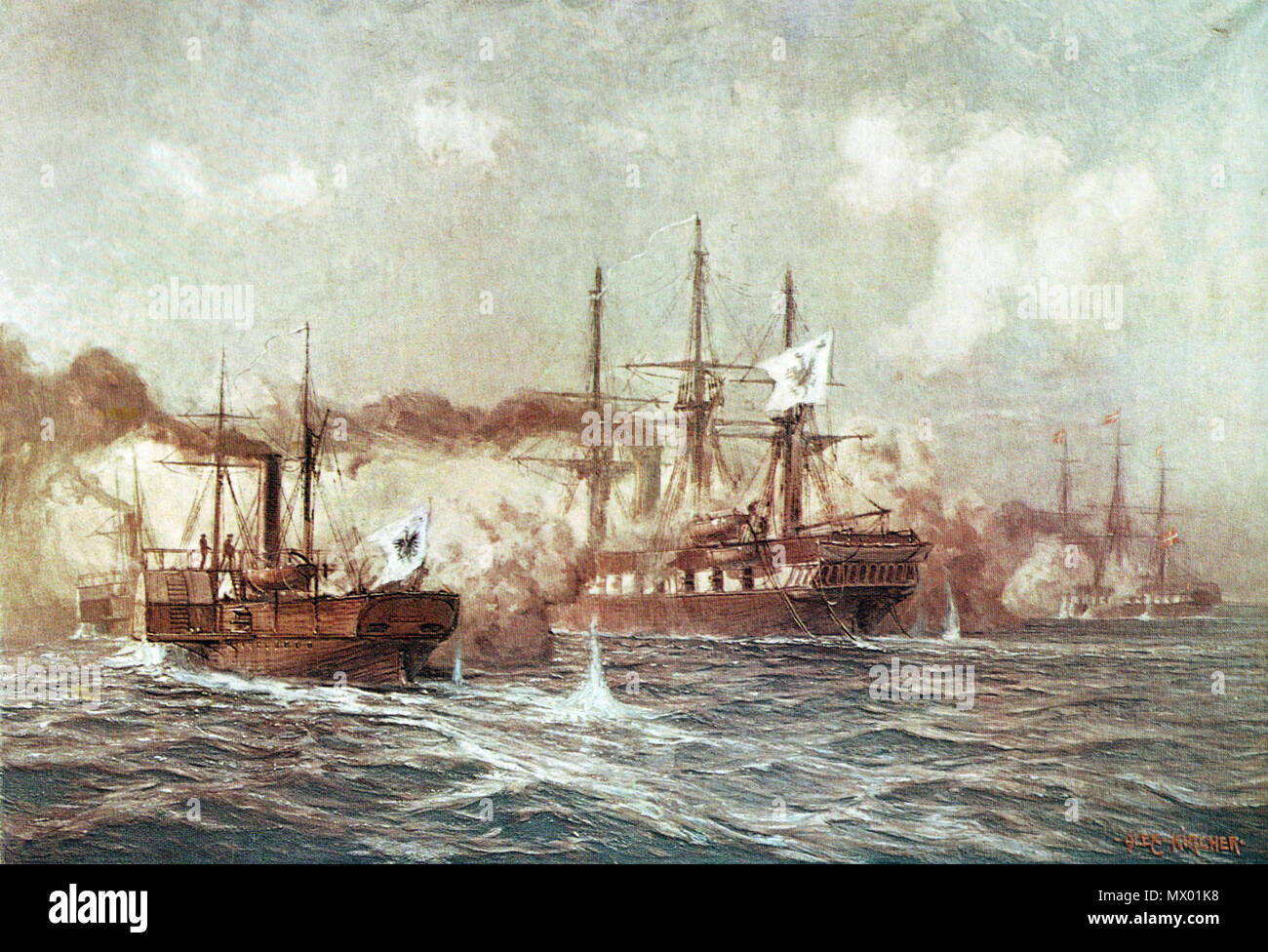 . Anglais : l'action de la marine en 1864. Jasmund à 30 juillet 2014, 20:16:13. Alexander Kircher (1867-1939) Noms alternatifs j. kircher ; Alexander kircher ; A. Kircher ; Alexander kircher peintre austro-allemande Description Date de naissance/Décès 26 Février 1867 16 septembre 1939 Lieu de naissance/décès Trieste lieu de travail Berlin Dresde Vienne ; contrôle d'autorité : Q1748033 : 263541864 VIAF ISNI : 0000 0000 2699 3451 ULAN : 500335824 RCAC : n2003089623 GND : 128248696 35 WorldCat Alex Kircher Lorely Nymphe Arcona bei 1864 Jasmund Banque D'Images