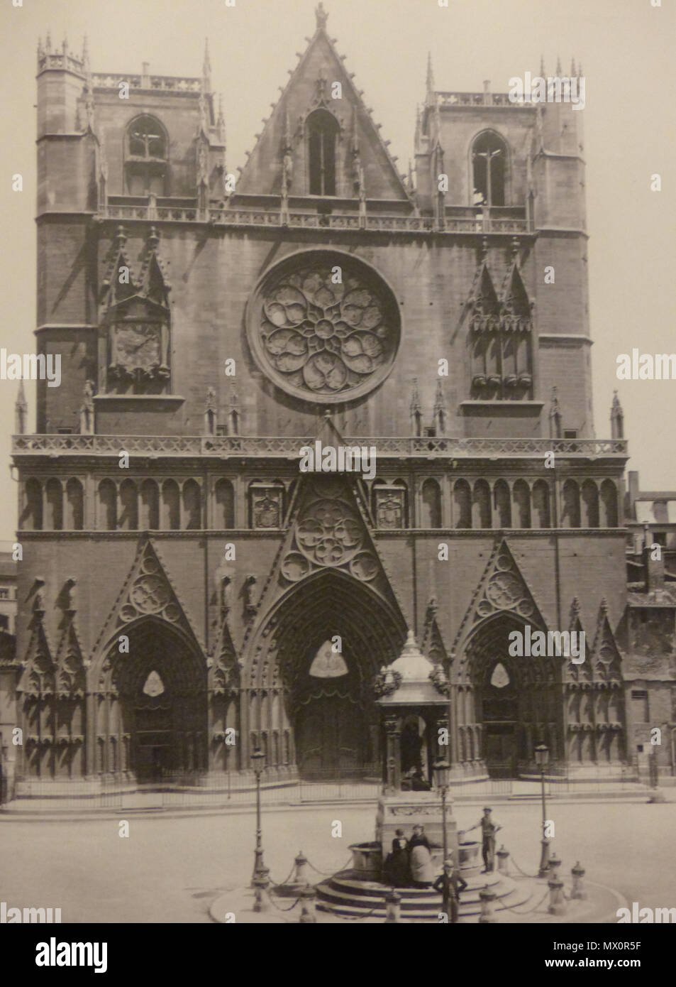 Façade fin XIXe 119 Cathédrale Banque D'Images