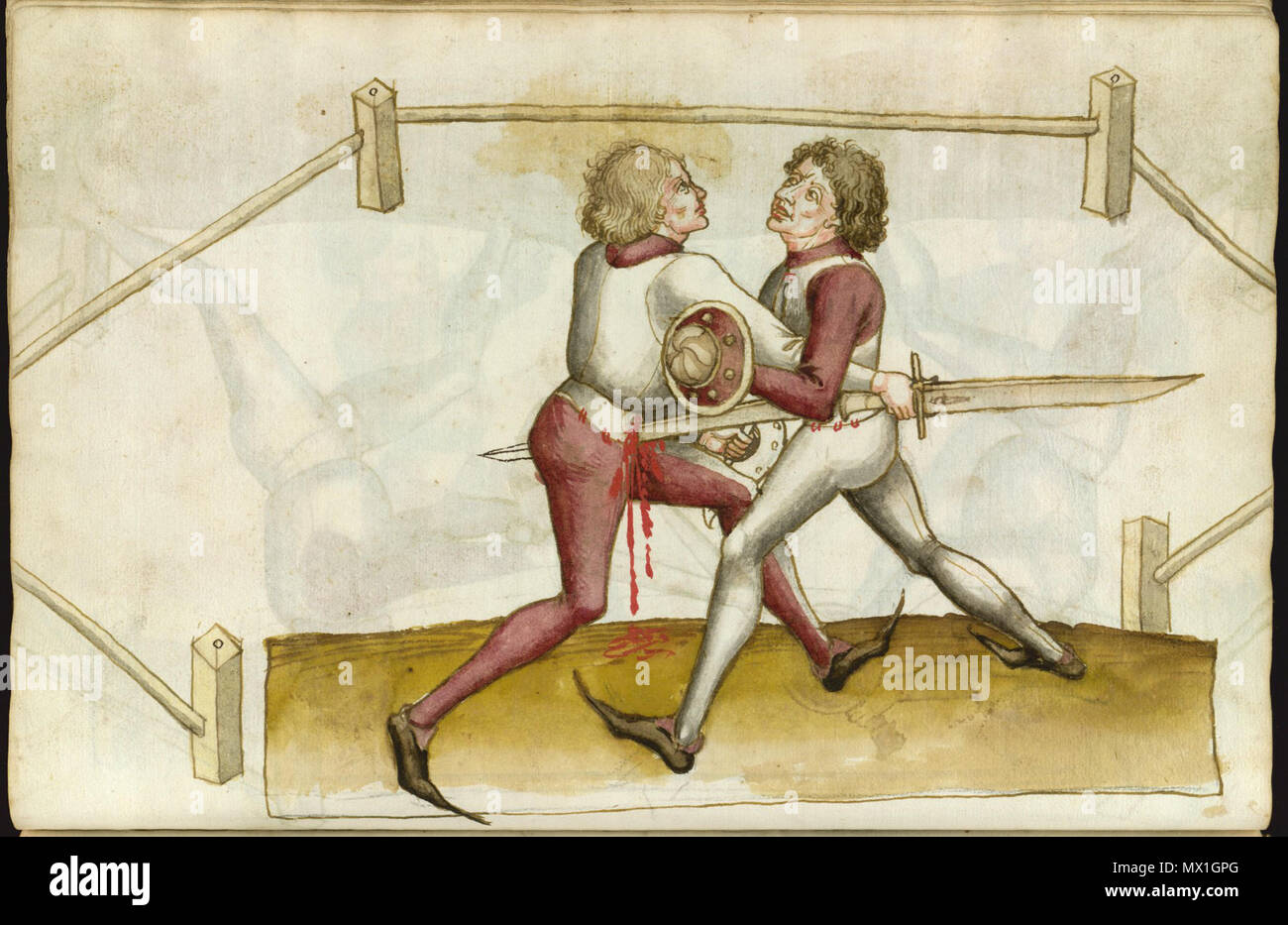 431 Ms.Thott.290.2º 121v Banque D'Images