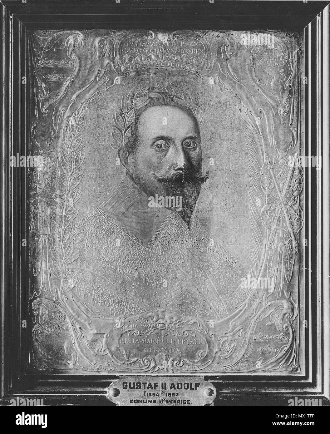 . Svenska : Gustav II Adolf (1594-1632), kung av Sverige, gift med Maria Eleonora Brandebourg av . 1632 259 Gustave II Adolphe (1594-1632), kung av Sverige, gift med Maria Eleonora av Brandenburg (Servaes Kock) - Nationalmuseum - 15141 Banque D'Images