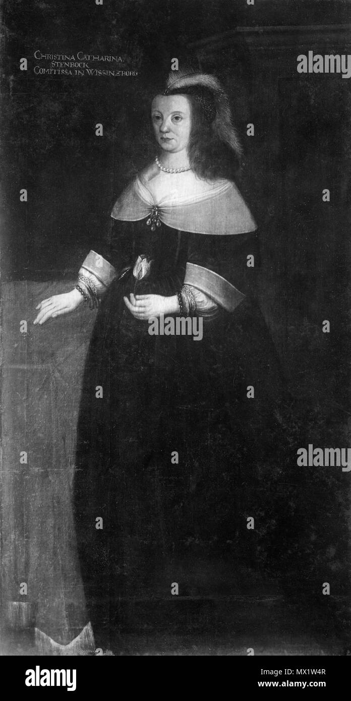 . Svenska : Kristina Katarina Stenbock, 1608-1650 . Date inconnue 349 Kristina Katarina Stenbock, 1608-1650 - Nationalmuseum - 40065 Banque D'Images