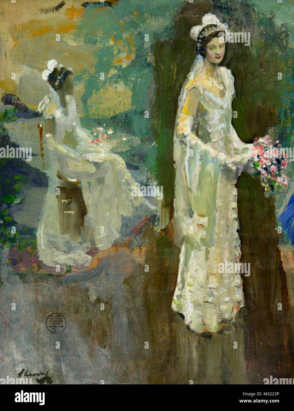 . (Лавери Джон англ. John Lavery) (1856-1941) - художник ирландский портретной пейзажной Мастер и, живописи.  = = = = = = = = = = = = = = = = = = Sir John Lavery RA (20 mars 1856 - 10 janvier 1941) était un peintre irlandais le plus connu pour ses portraits et scènes de guerre. www.youtube.com/watch ?v =yRaCb7czsQI . 22 novembre 2017, 06:09. Leonid Ll 562 Sir John Lavery 318 (37859107444) Banque D'Images