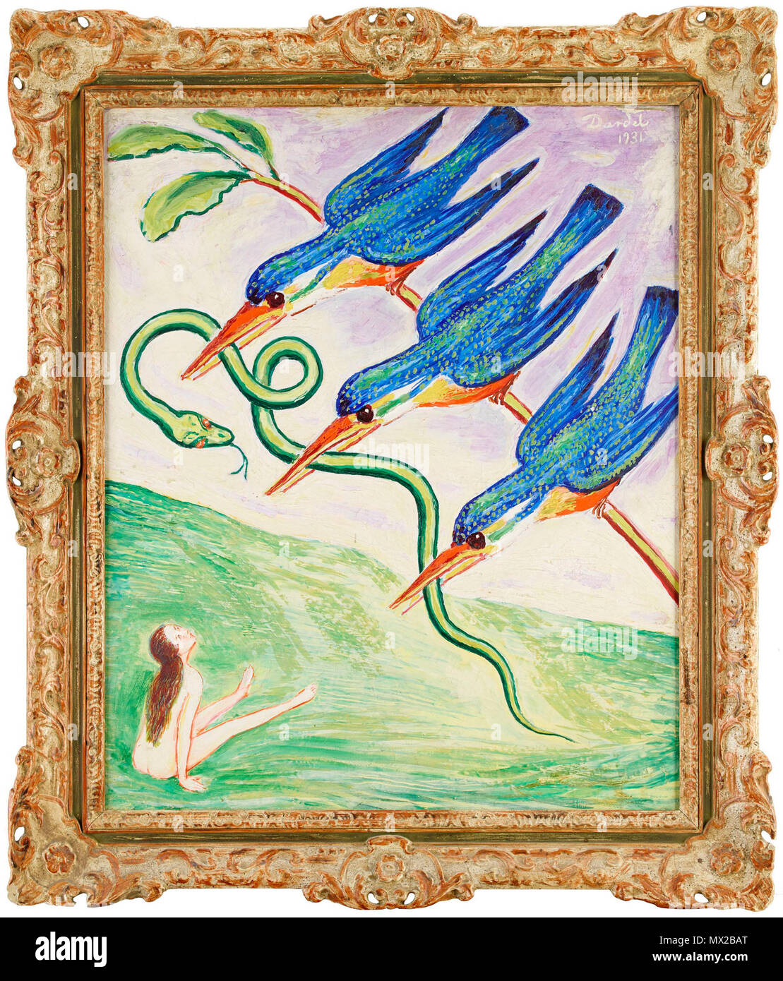 446 Nils Dardel - Den bortrövade ormen Banque D'Images