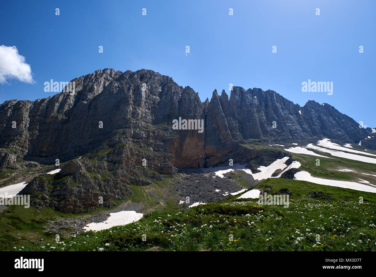 Mont Fisht, Nord du Caucase, en Russie. Banque D'Images