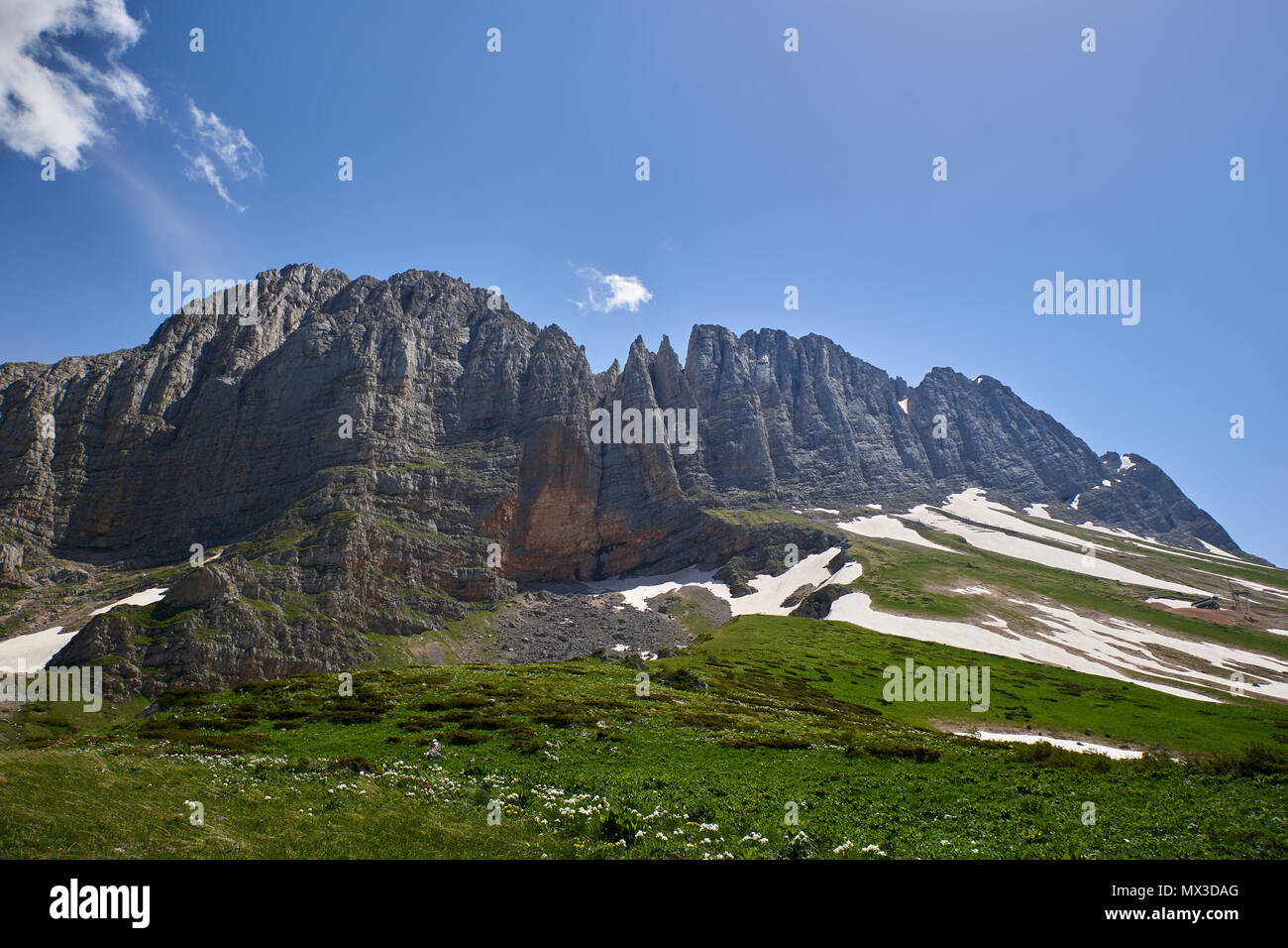 Mont Fisht, Nord du Caucase, en Russie. Banque D'Images