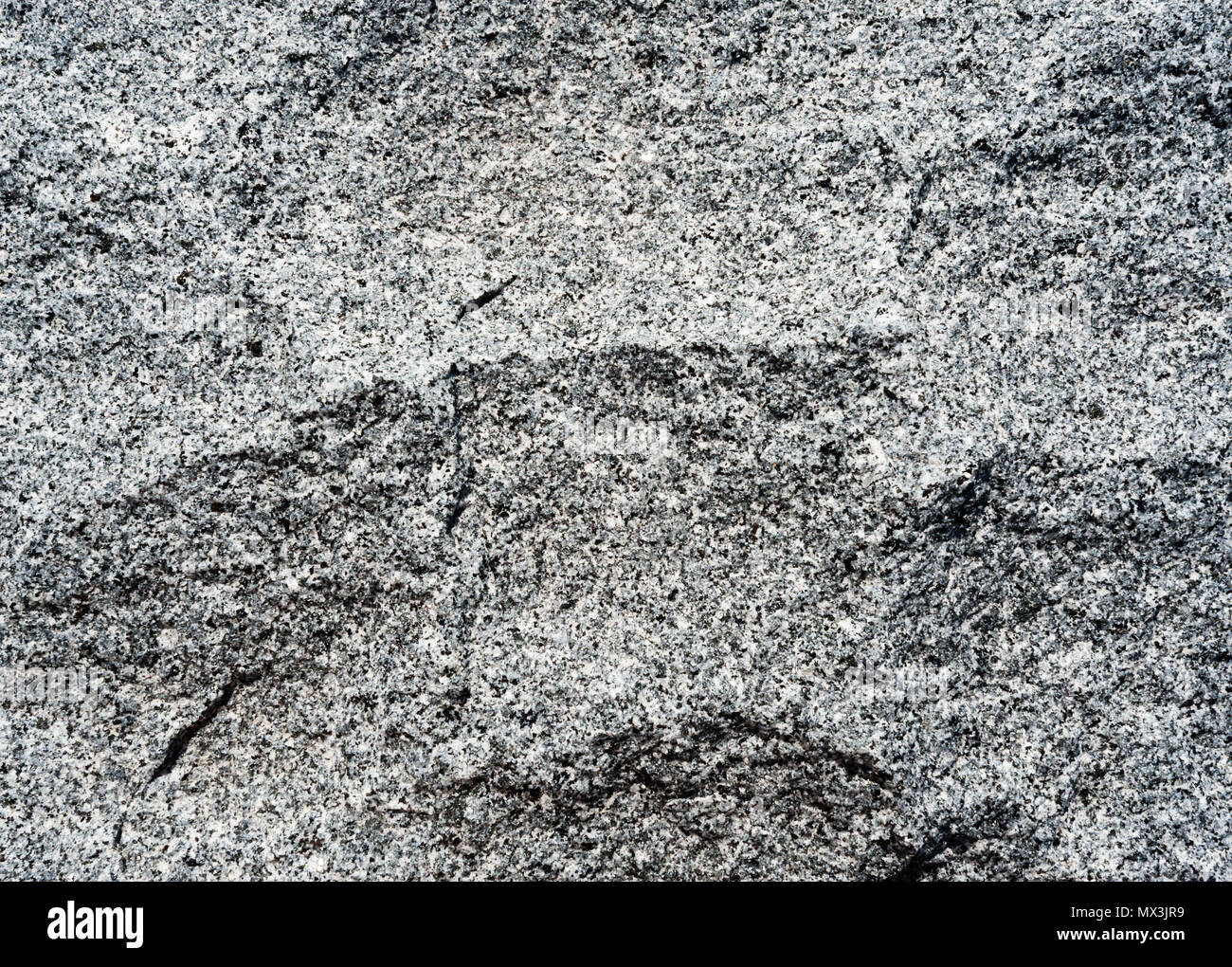 Texture de fond noir et gris contours inégaux rock surface. Banque D'Images
