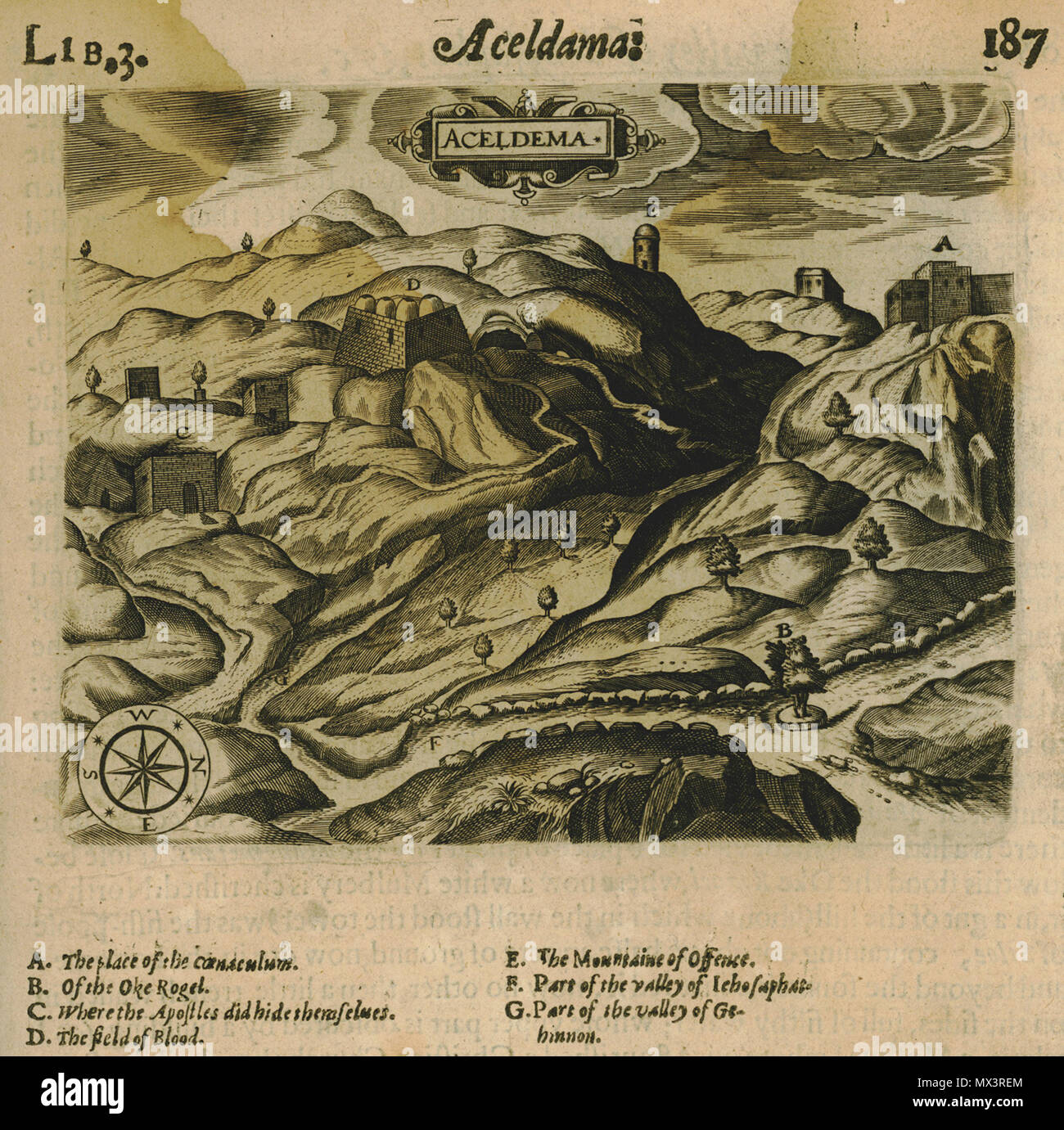 . Anglais : George Sandys. Rapport d'un voyage commencé une : Dom : 1610. Foure Bookes. Contenant une description de l'Empire turc, d'Aegypt, de la Terre Sainte, London, W. Barrett, 1615. 1615. George Sandys (1577-1644), écrivain de voyage Description français colonisateur et poète voyageur anglais, colonist et poète Date de naissance/décès 2 Mars 1577 Mars 1644 Lieu de naissance/décès Bishopthorpe Palace Boxley contrôle d'autorité : Q5544276 : VIAF 76334788 ISNI : 0000 0000 8156 0309 RCAC : n50016635 35474878 NLA : GND : 118794418 25 Aceldema WorldCat - George Sandys - 1615 Banque D'Images