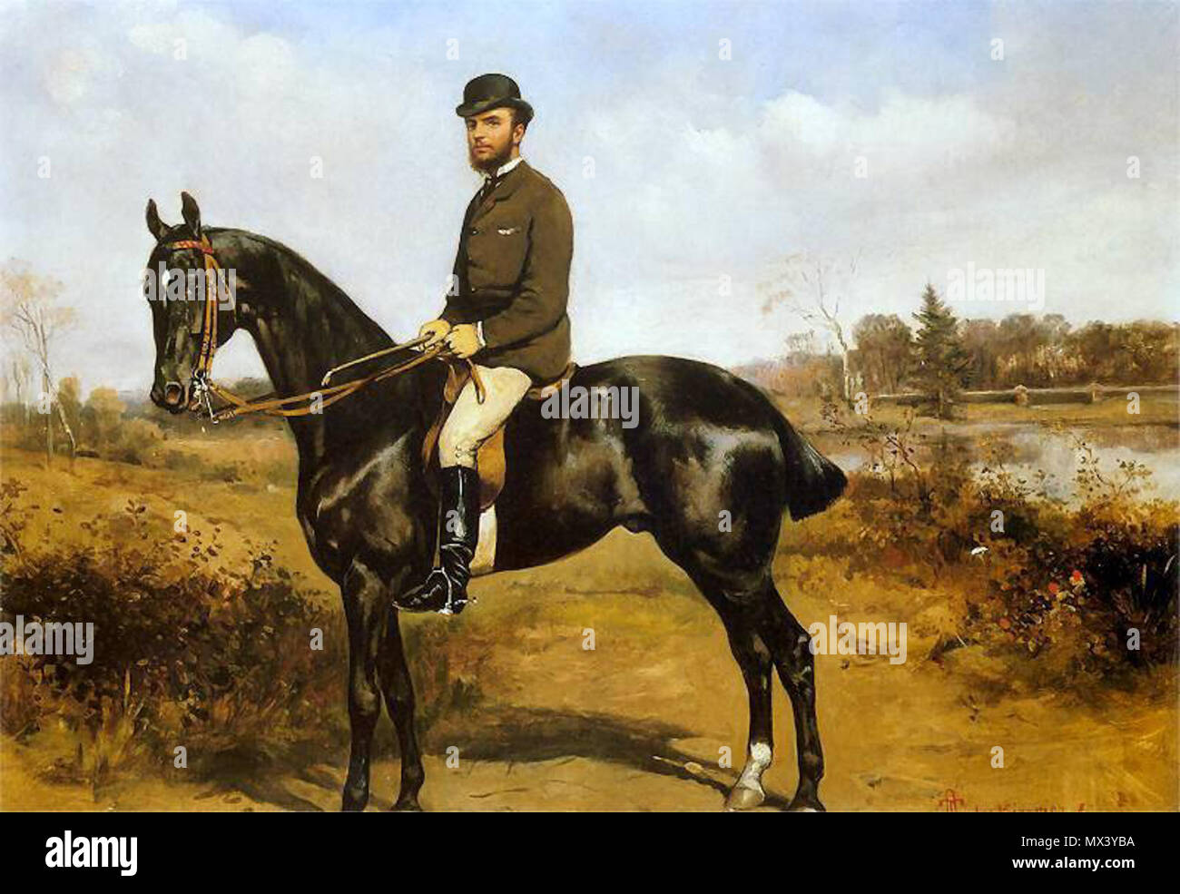 . Q24694638 . Polski : Portret Andrzeja Potockiego . 188146 Andrzej Potocki - Ajdukiewicz Banque D'Images