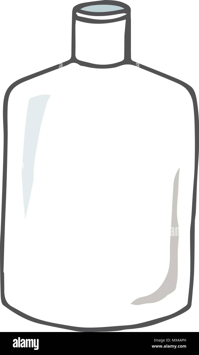 Bouteille Vide Dessin Illustration Vecteur Style Doodle Texture Couleur Plats Vintage Ancien Element Clip Art Verre Fond Blanc Similaire Image Vectorielle Stock Alamy