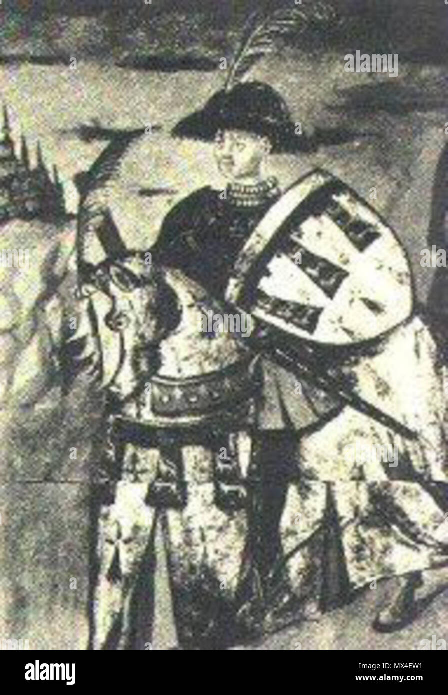 . Portrait d'Arthur III, duc de Bretagne . 15e siècle. Inconnu 58 Arthur de Richemond Banque D'Images