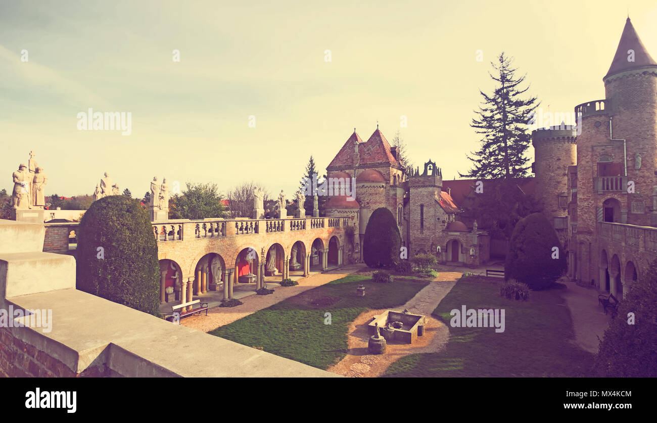 Bory Var, château, dans le centre de Szekesfehervar, Hongrie Banque D'Images
