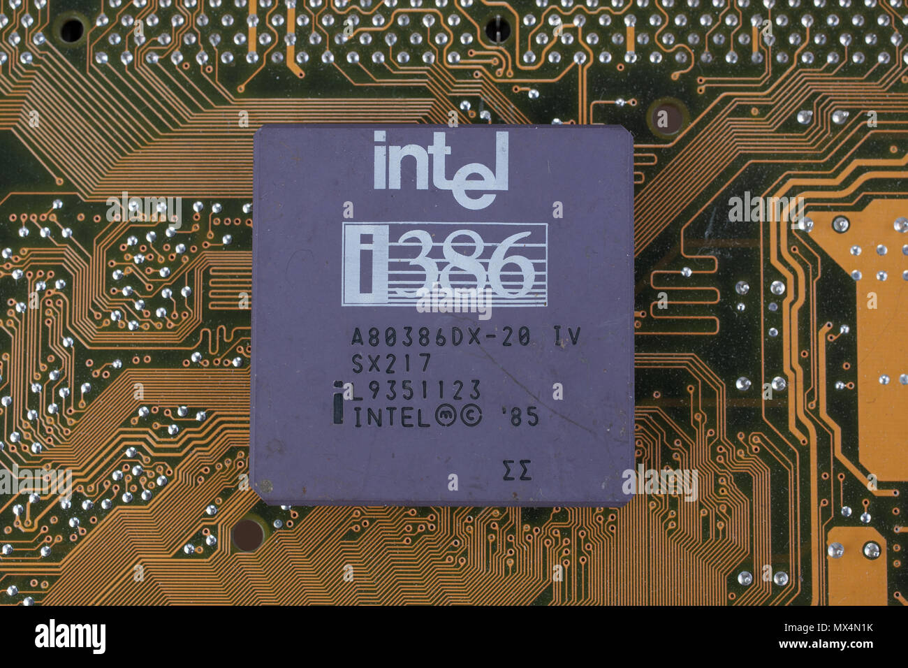 Intel 386 Banque de photographies et d’images à haute résolution - Alamy