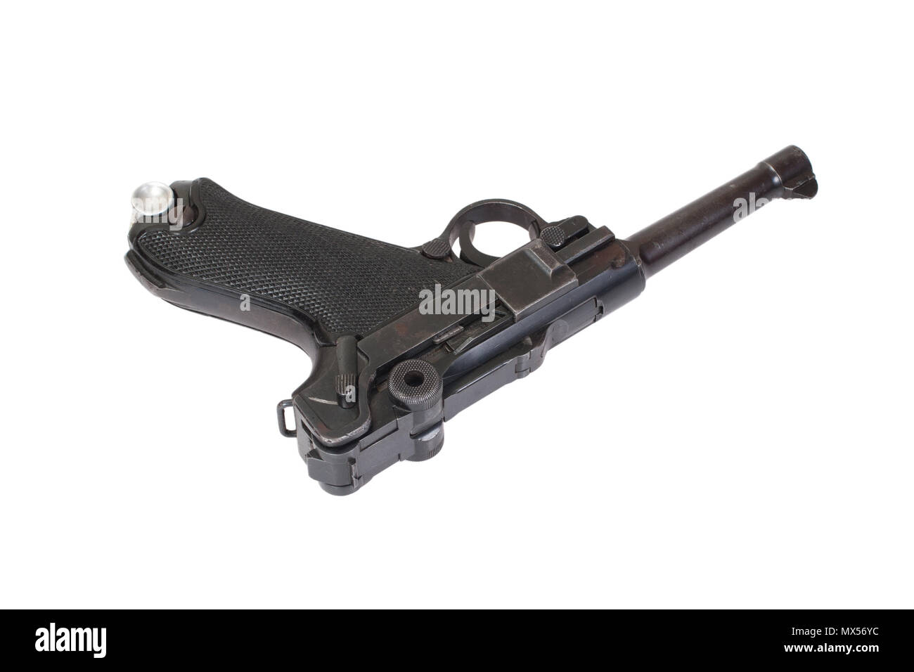 - Pistolet Luger Parabellum isolés Banque D'Images