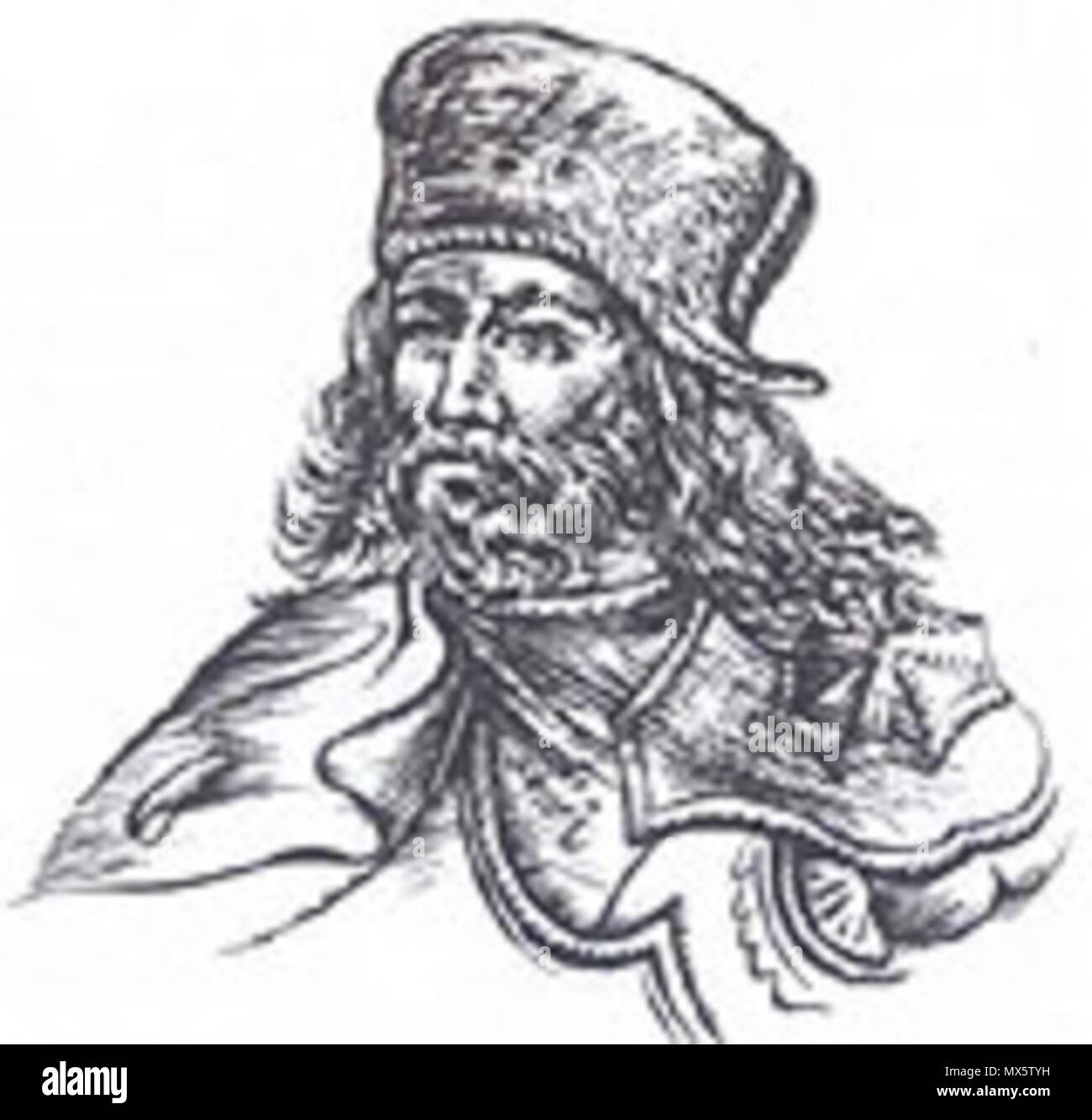 . Anglais : Bretislaus J de Bohême Čeština : Břetislav I. 11e siècle. Inconnu 98 knizex Břetislav Banque D'Images