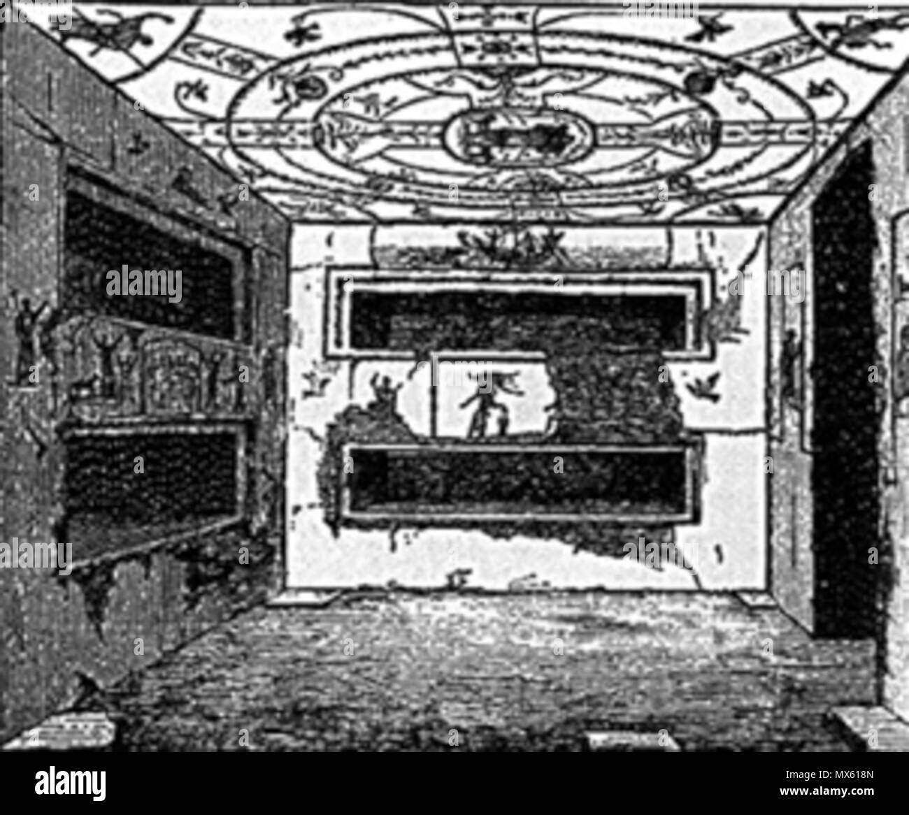 . Prix dans le catacomb de Calixte . 1901. Walter Lowrie 118 Cata1 Banque D'Images
