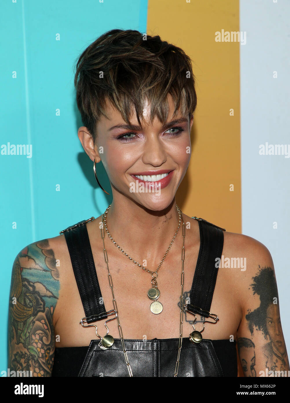 Los Angeles, CA, USA. 2 juin, 2018. 2 juin 2018- Los Angeles, Californie - Ruby Rose. iHeartRadio KIIS FM's Wango Tango par AT&T qui s'est tenue à la Banc de Californie Stadium. Crédit photo : Faye Sadou/AdMedia Crédit : Faye Sadou/AdMedia/ZUMA/Alamy Fil Live News Banque D'Images