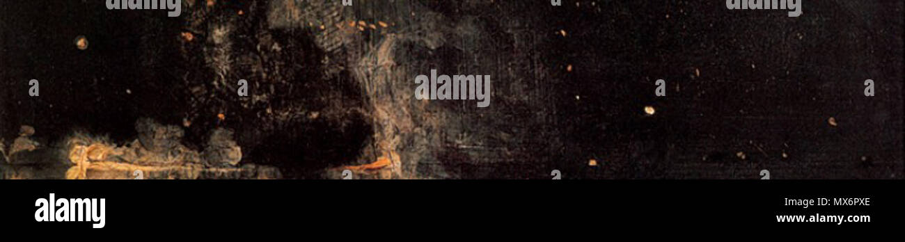 . Anglais : Arabian Nights (récolte de Nocturne en noir et or - la chute de fusée) . Entre 1872 et 1877 147 portrait-Whistler-d'artifice Banque D'Images